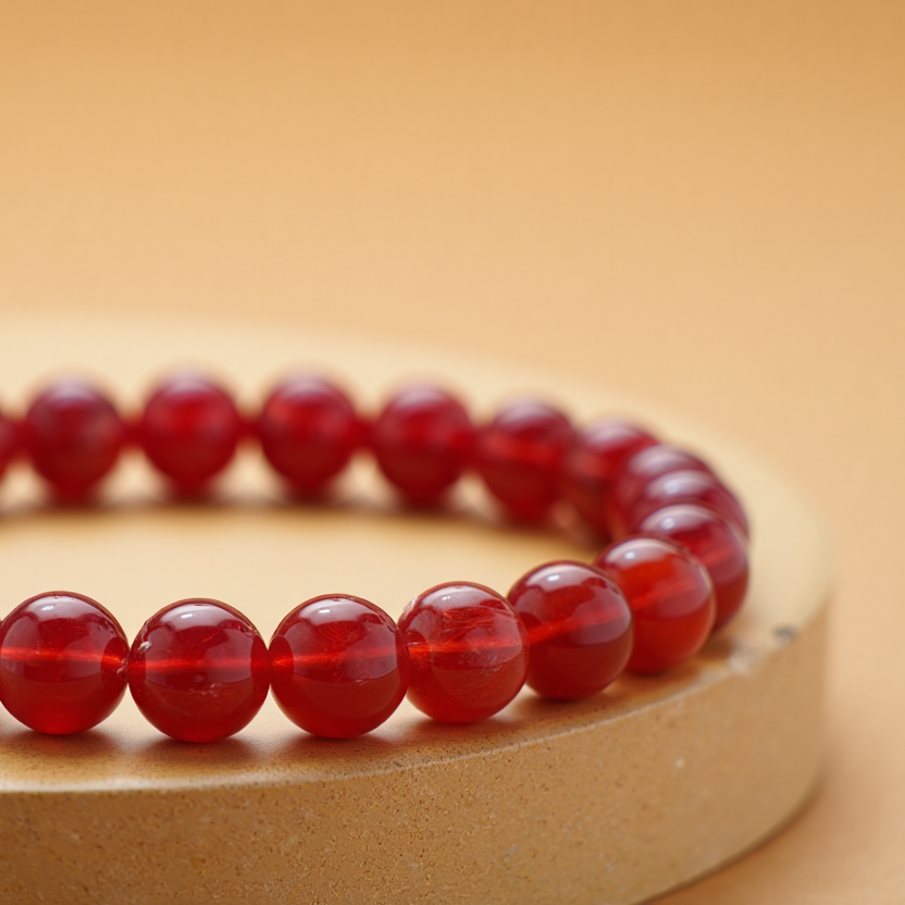 Strengthen Planet Mars (Mangal) and Sun: Red Carnelian Bracelet