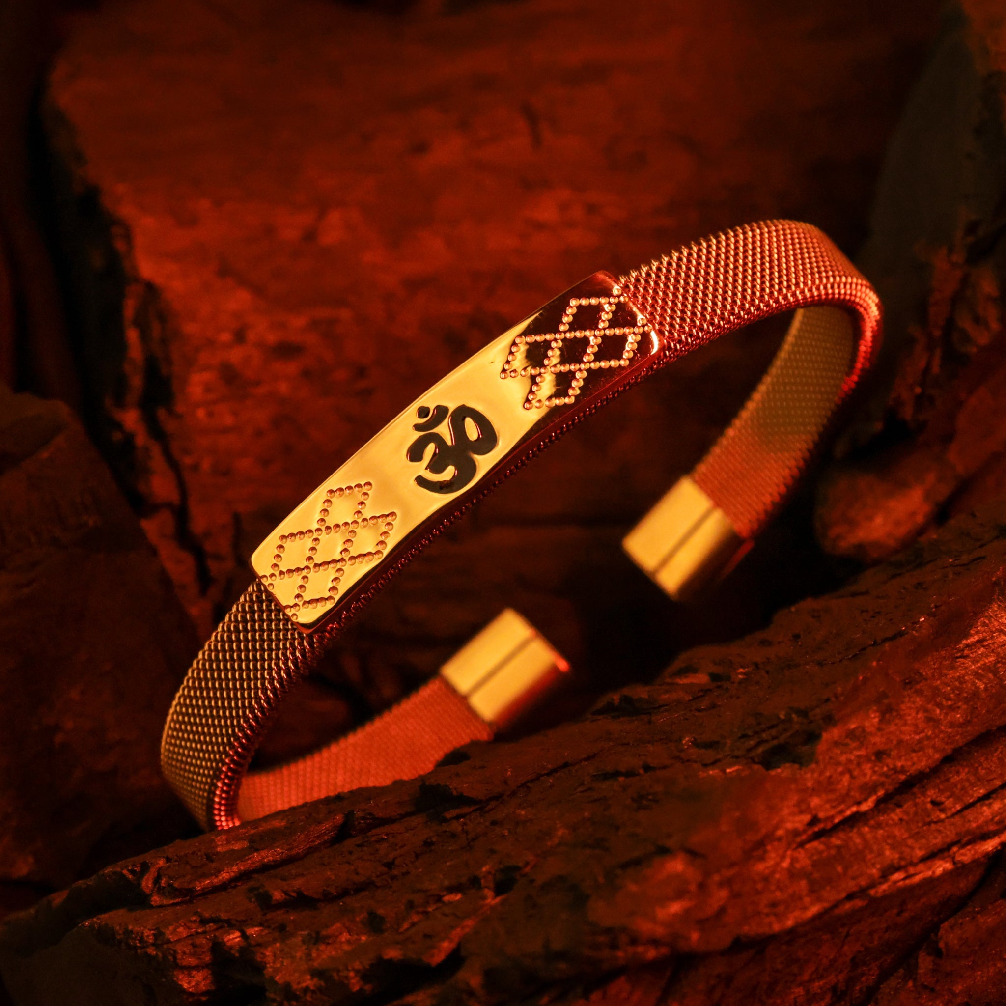 Om Shakti Kada (IGP Gold Plating)