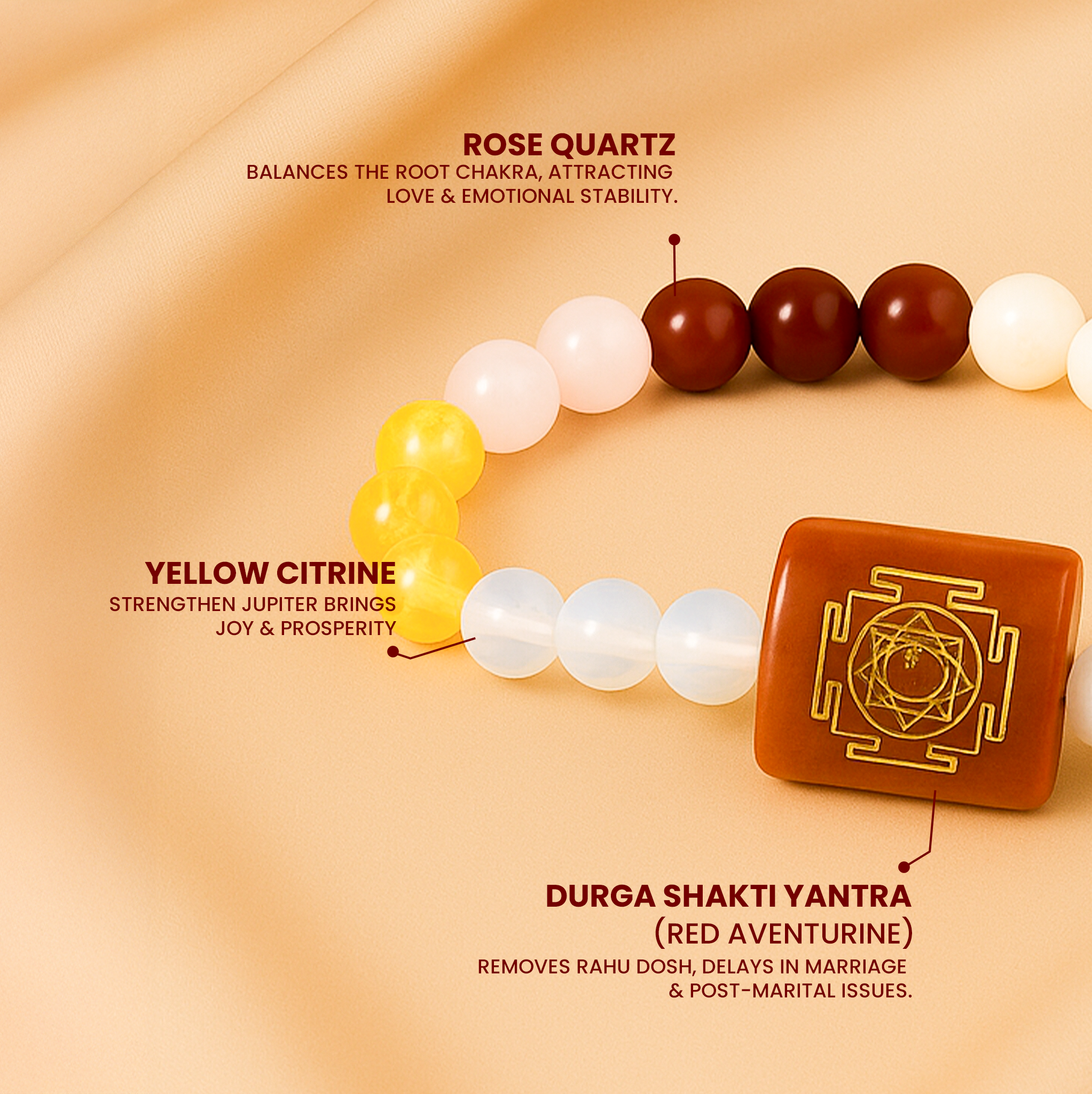 Shighra Vivah Durga Shakti Yantra Bracelet – For Quick Marriage.