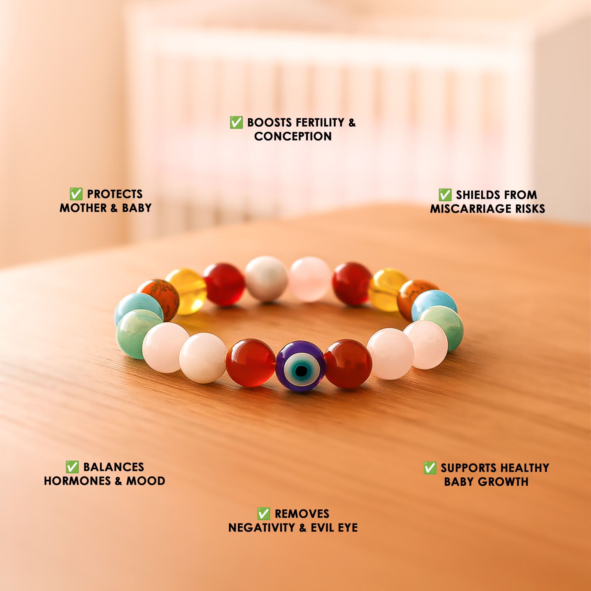 Conceive & Protection: Pregnancy Bracelet