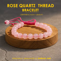 Improve Love, Relationship & Emotional Connection: Rose Quartz Thread Bracelet