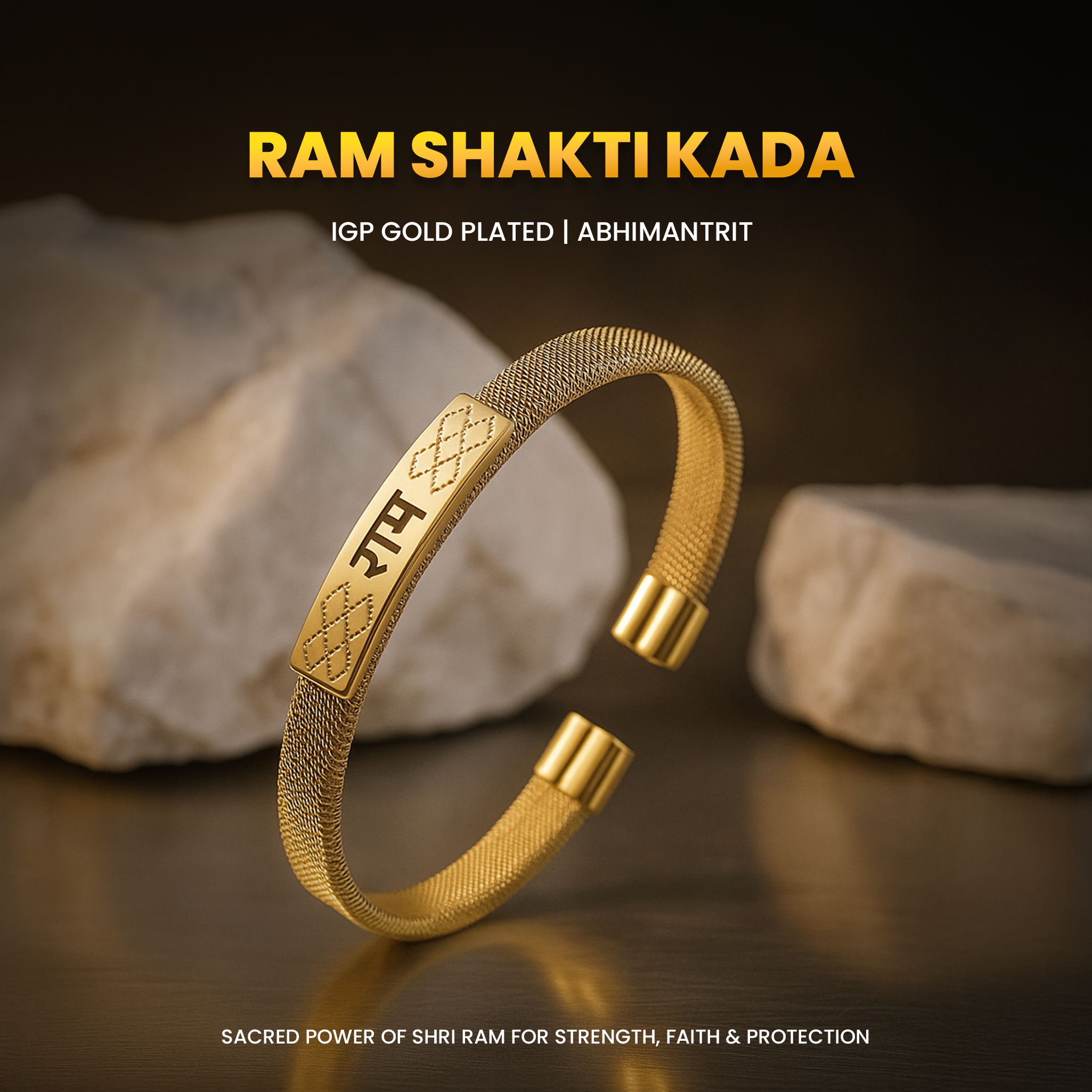 Ram Shakti Kada (IGP Gold Plating)