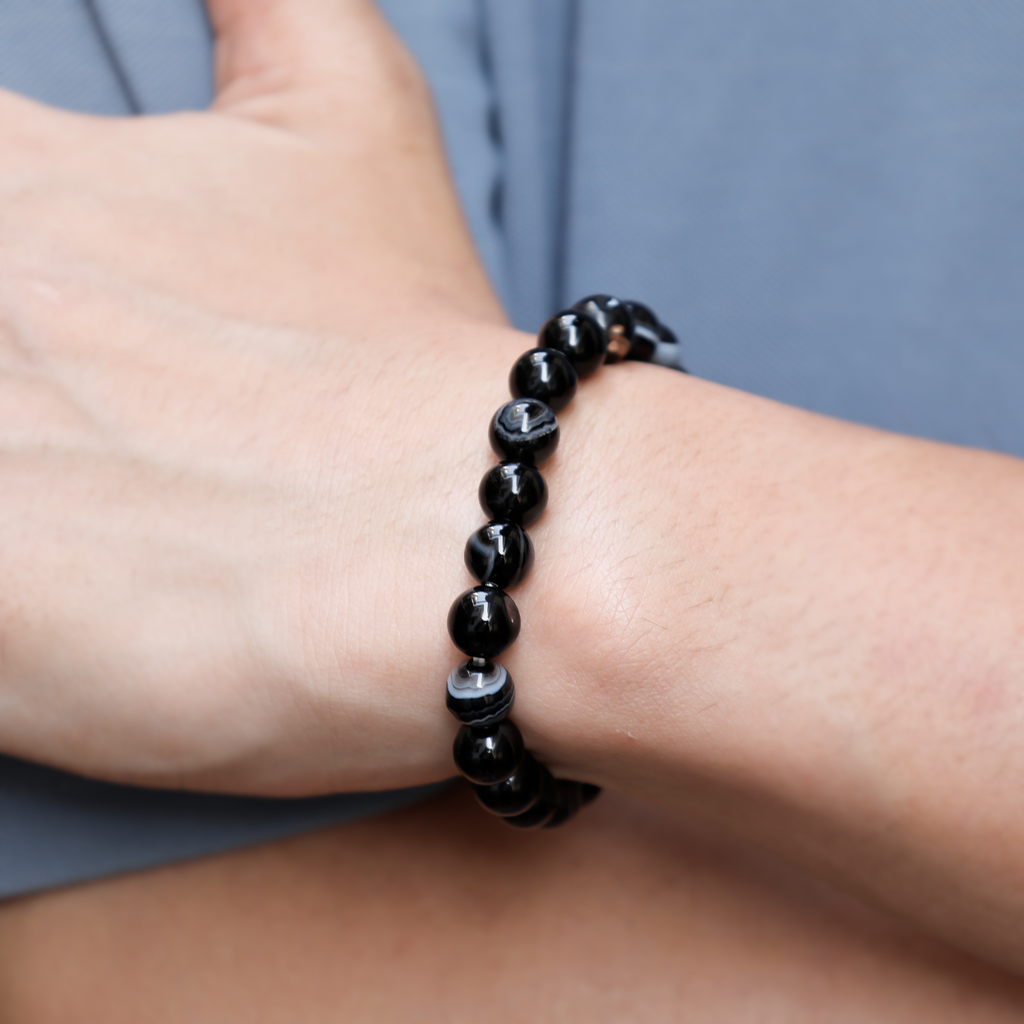 Negative Energy & Tantra Mantra Protection: Black Sulemani Bracelet