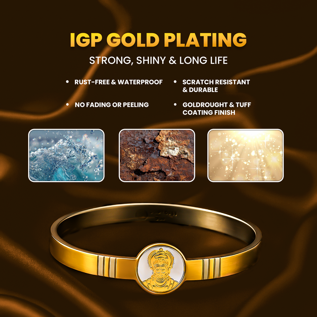 Hanuman Raksha Kada (IGP Gold Plating)