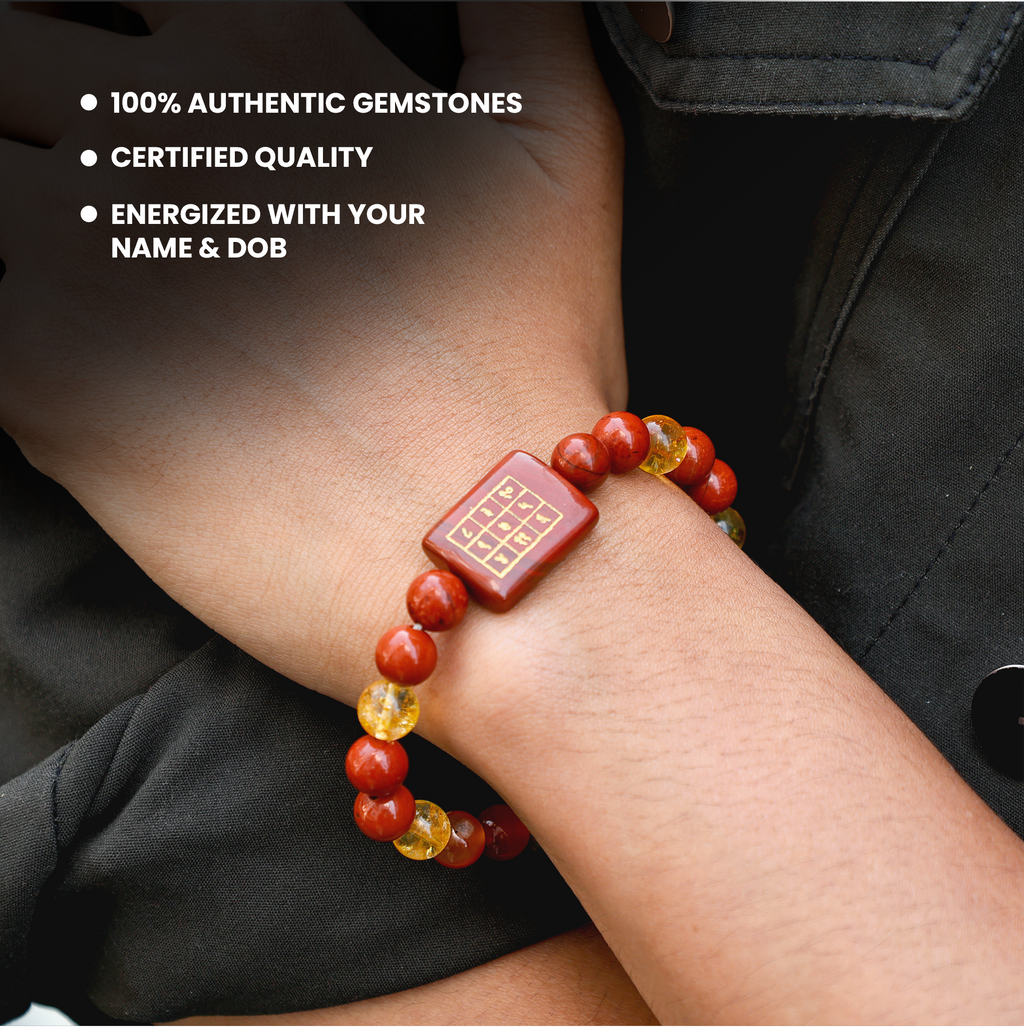 Mangal Dosh Yantra Bracelet - Delay in Marriage, Property Disputes, Accidents & ill Effects of Mars