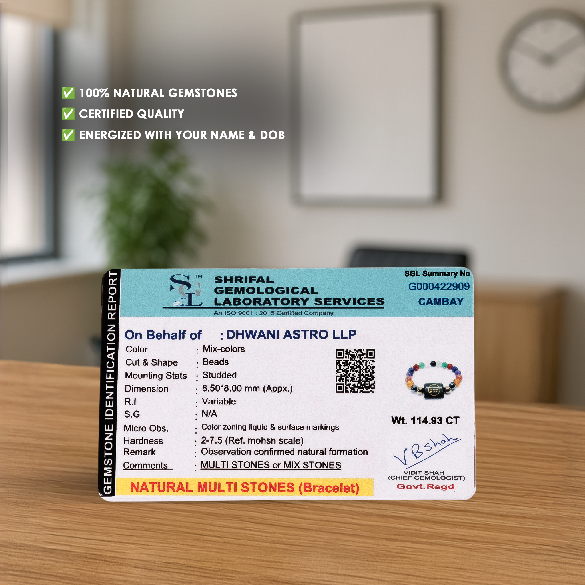 Business Success & Growth Bracelet