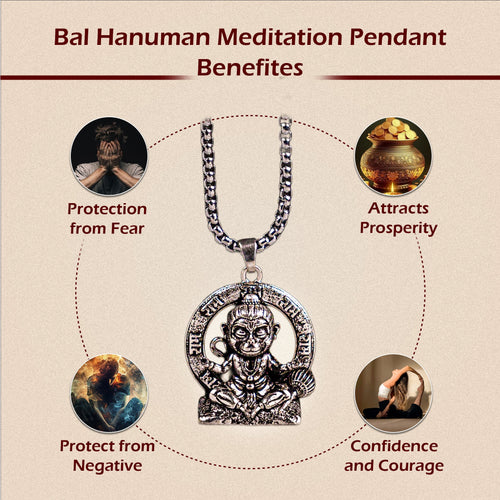 Bal Hanuman Meditation Pendant