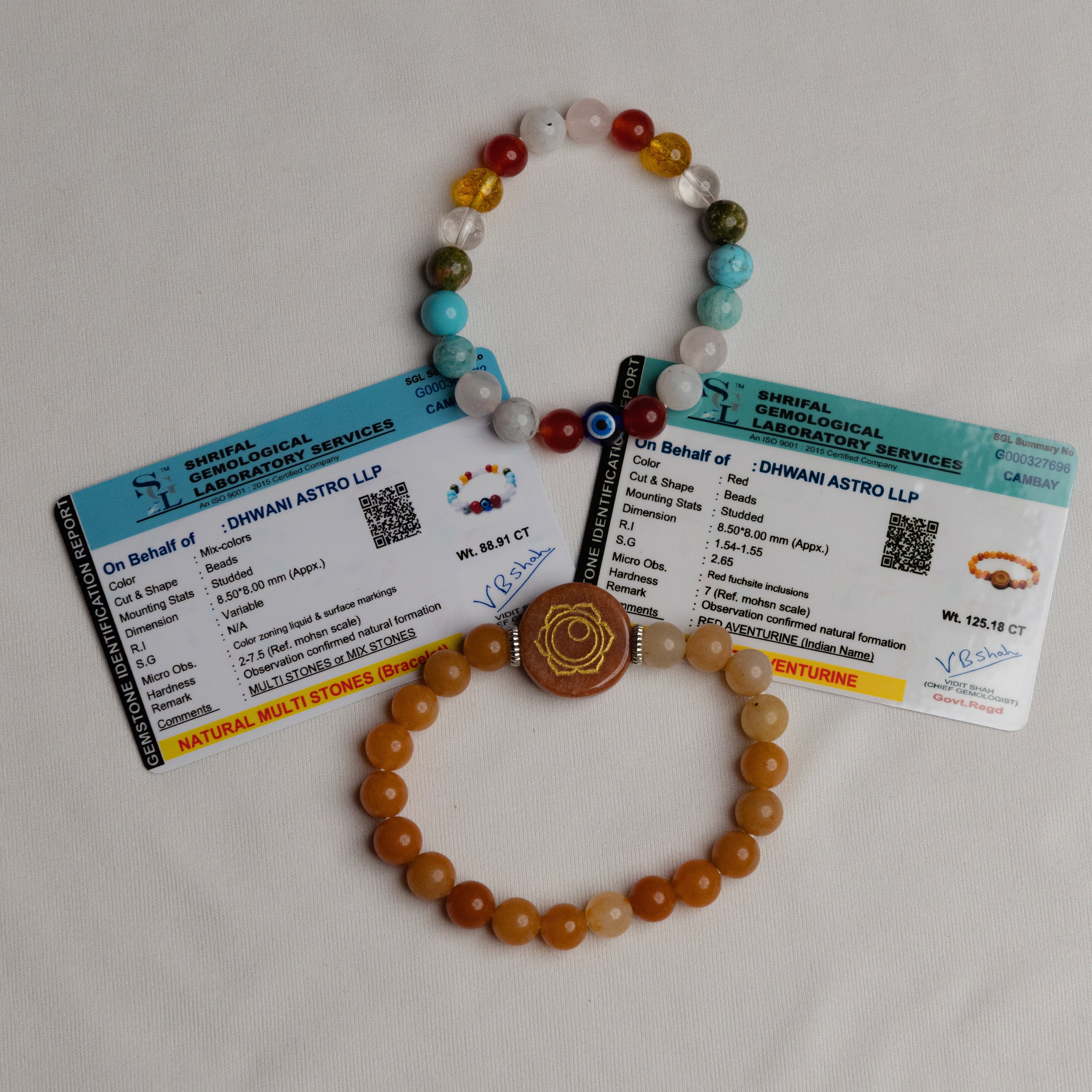 Pregnancy Bracelet & Red Aventurine Bracelet