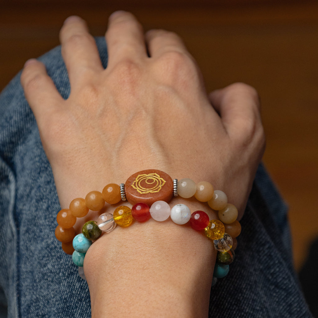 Pregnancy Bracelet & Red Aventurine Bracelet