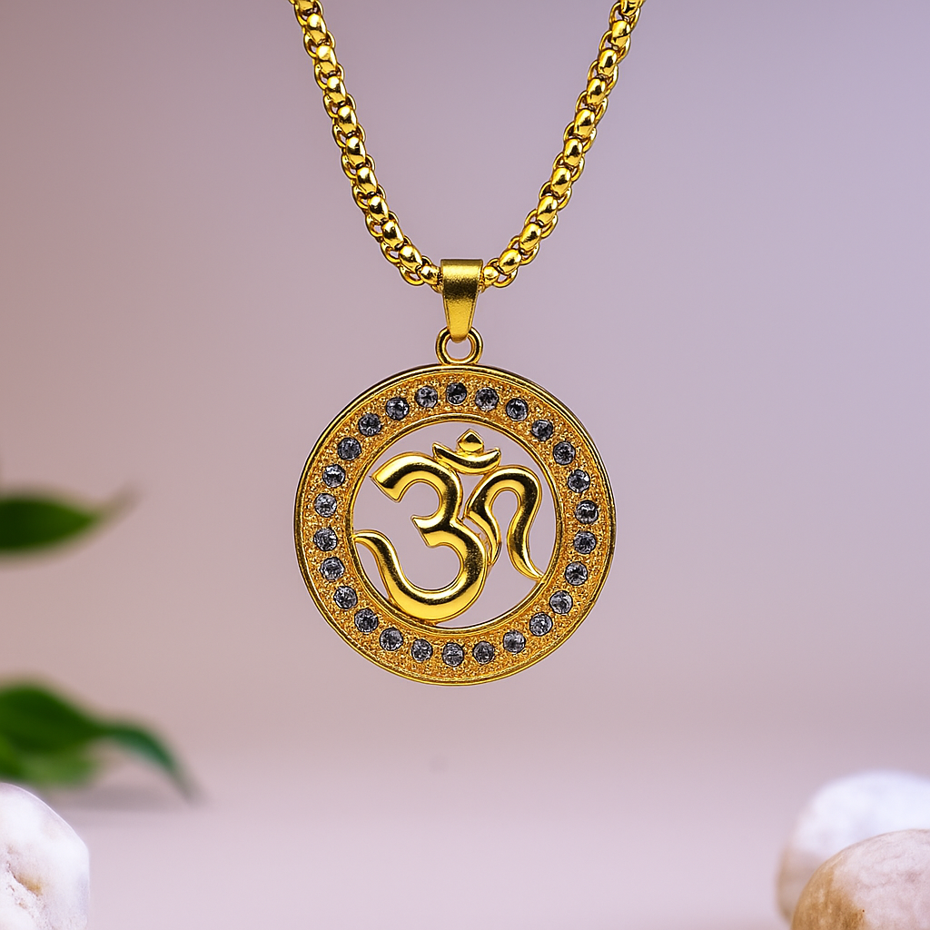 Om Diamond Pendant