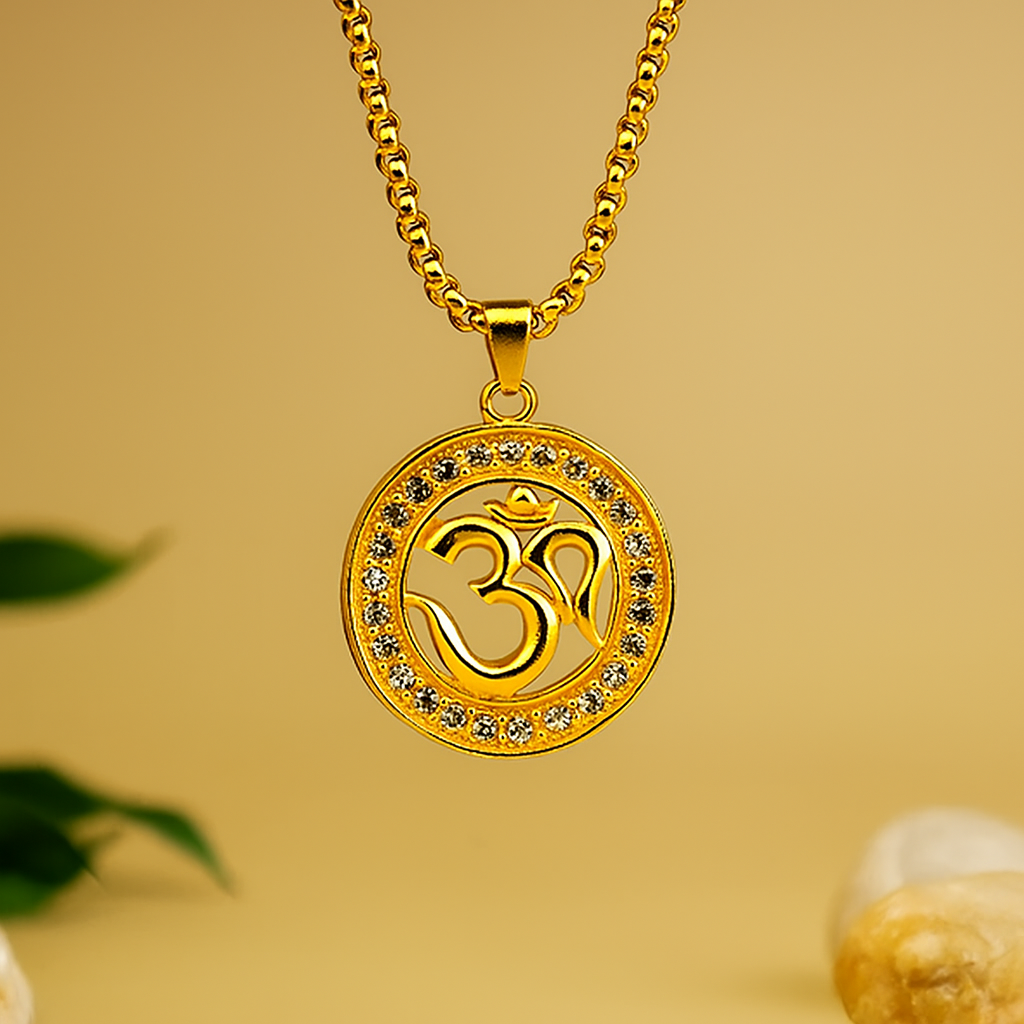 Om Diamond Pendant