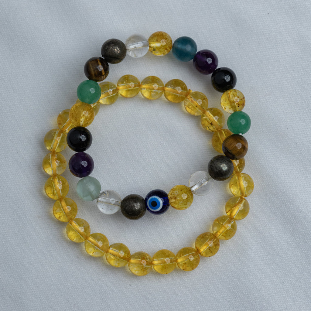 Education Bracelet & Yellow Citrine Bracelet