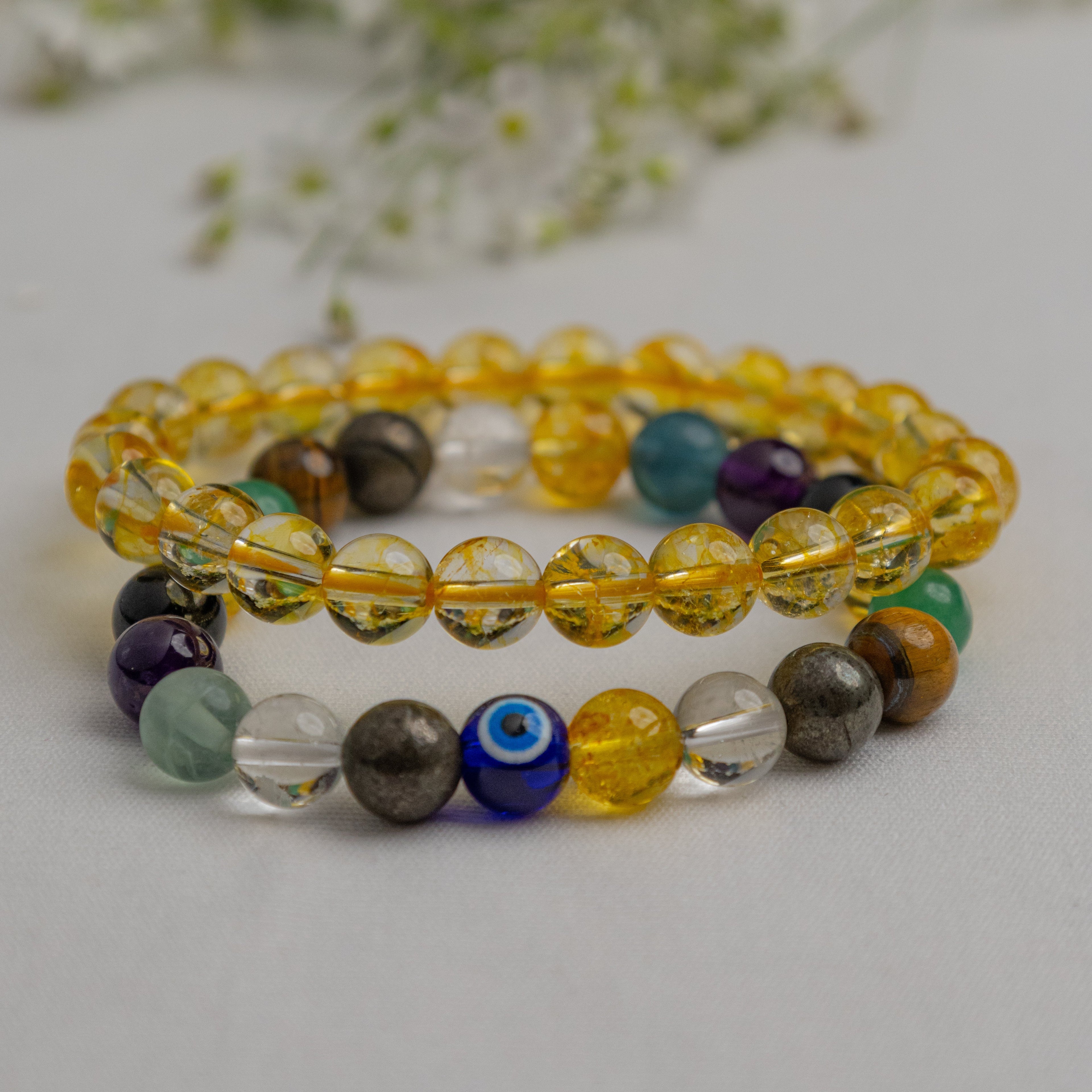 Education Bracelet & Yellow Citrine Bracelet