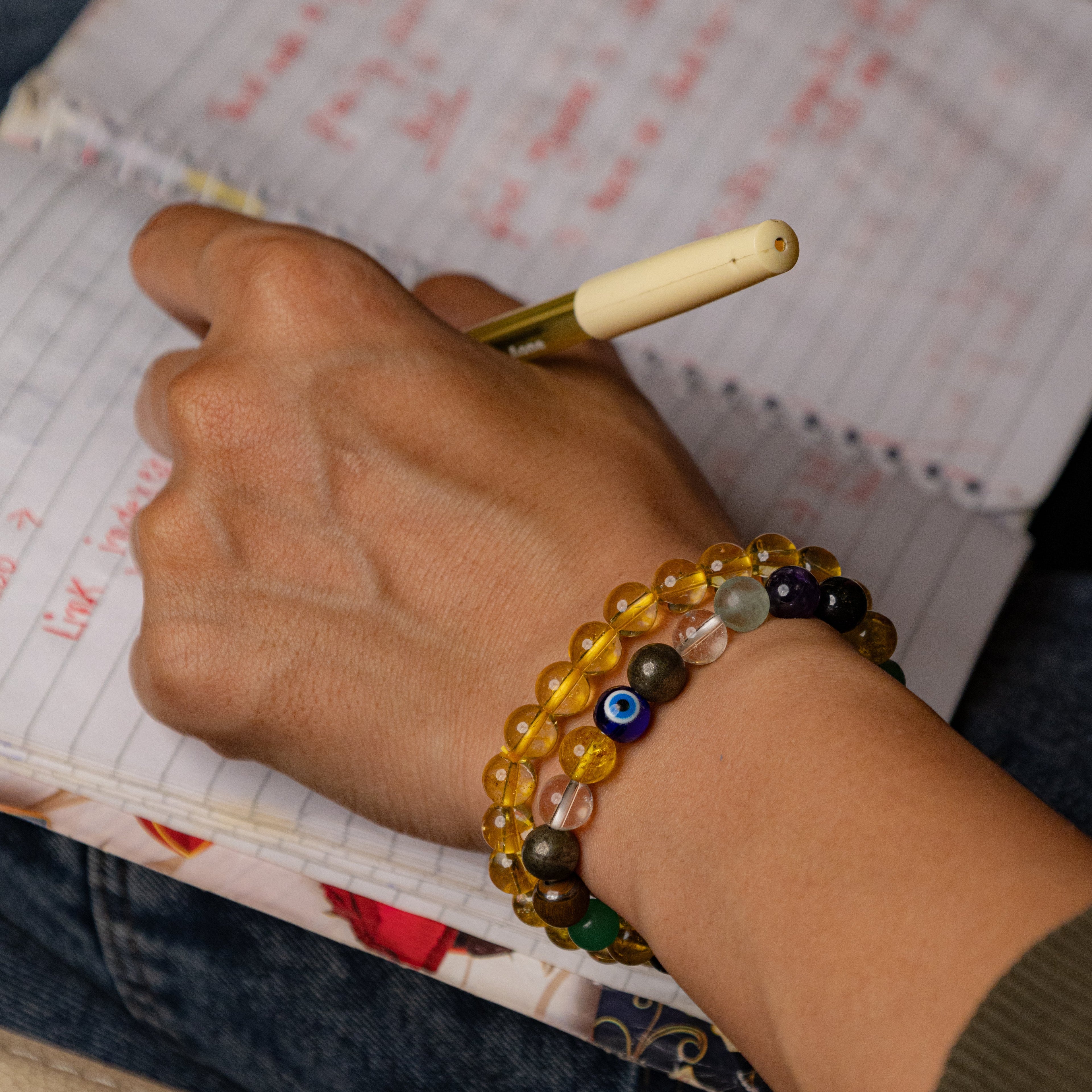 Education Bracelet & Yellow Citrine Bracelet