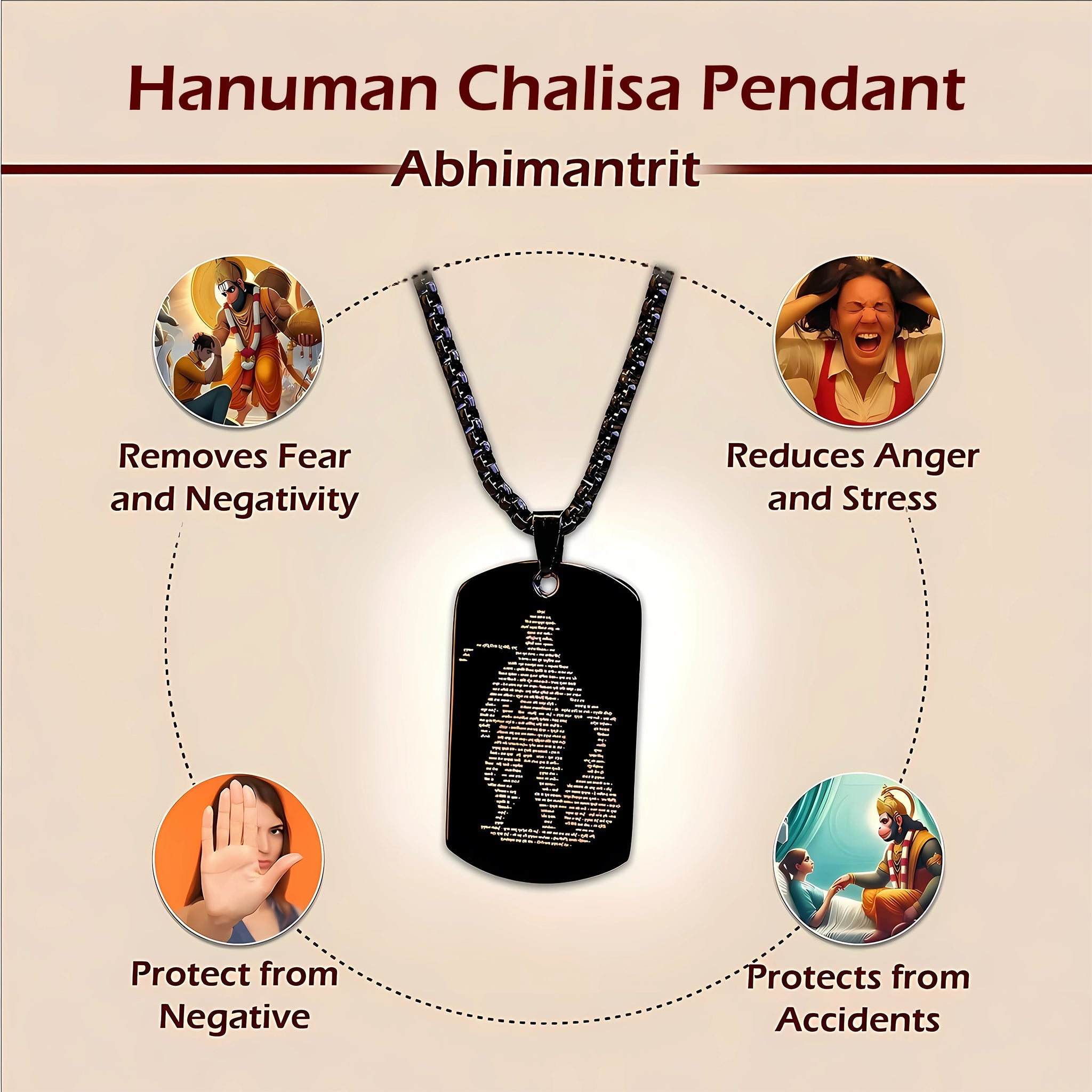 Hanuman Chalisa Pendant