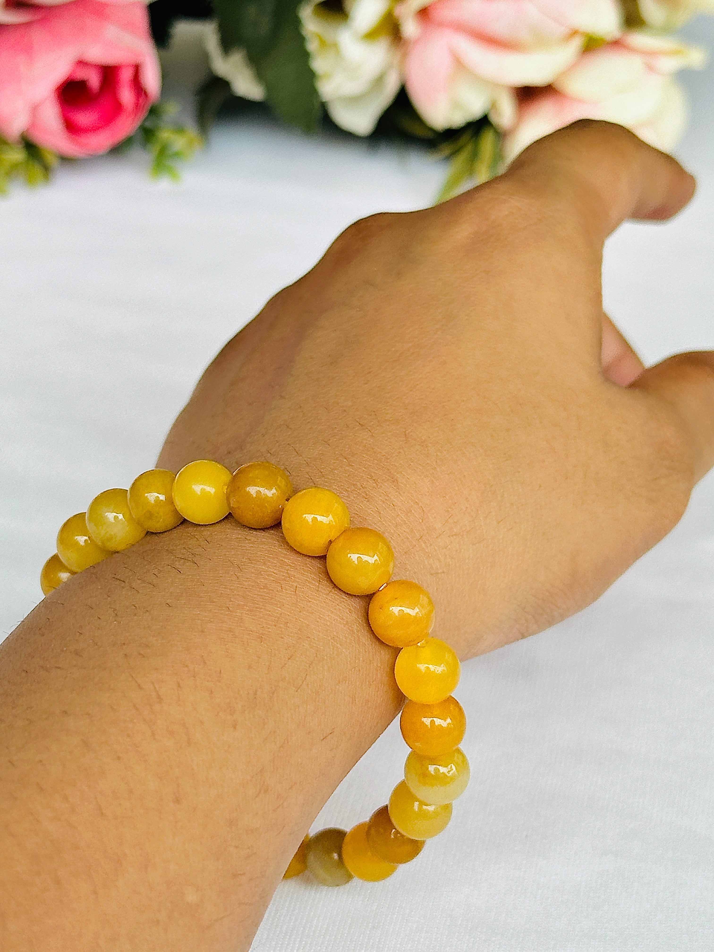 Fulfill Your Desires with Divine Blessings Bracelet (Yellow Aventurine)