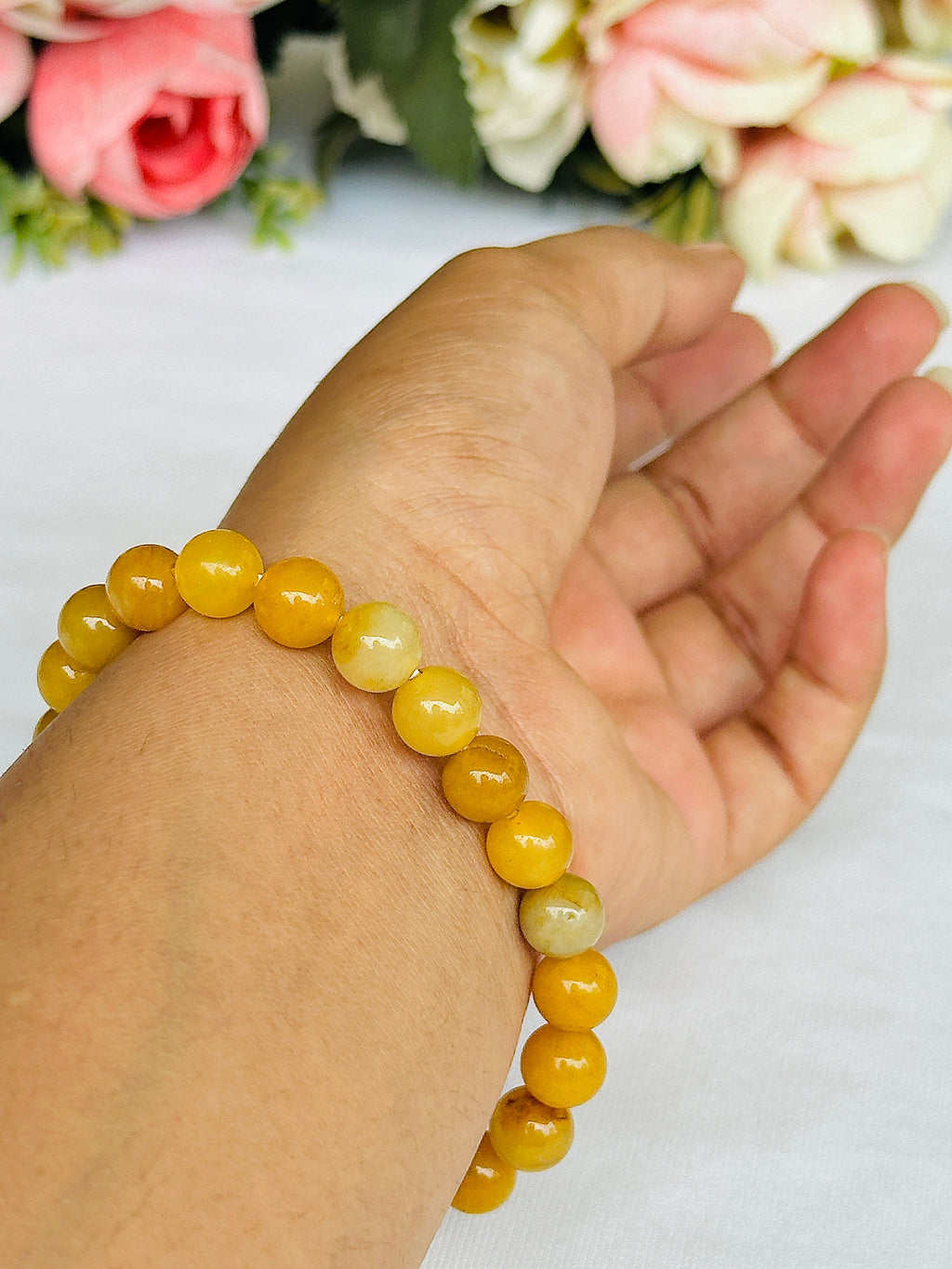 Fulfill Your Desires with Divine Blessings Bracelet (Yellow Aventurine)
