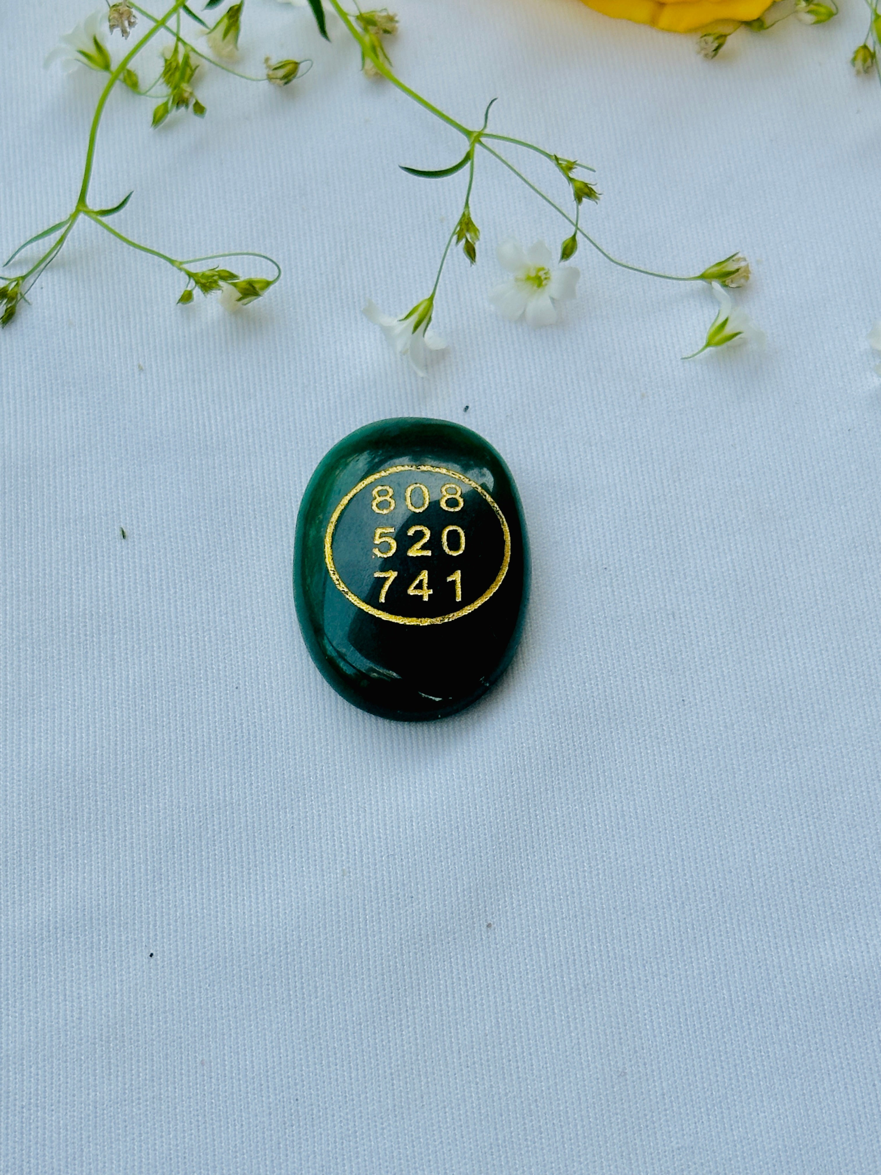 Green Jade Zibu Coin Symbol