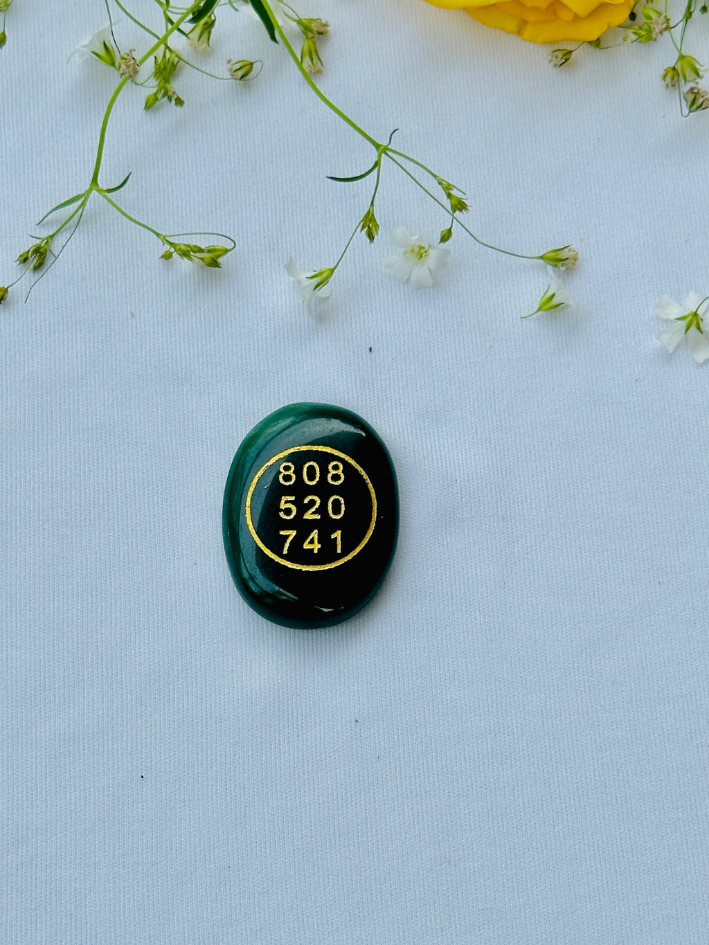 Green Jade Zibu Coin Symbol