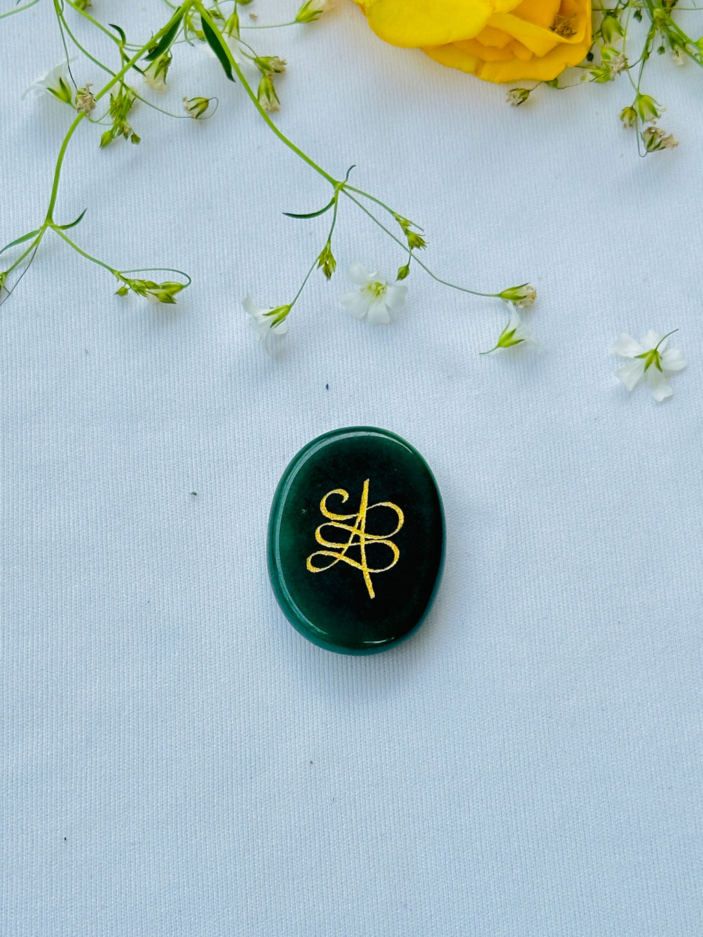 Green Jade Zibu Coin Symbol