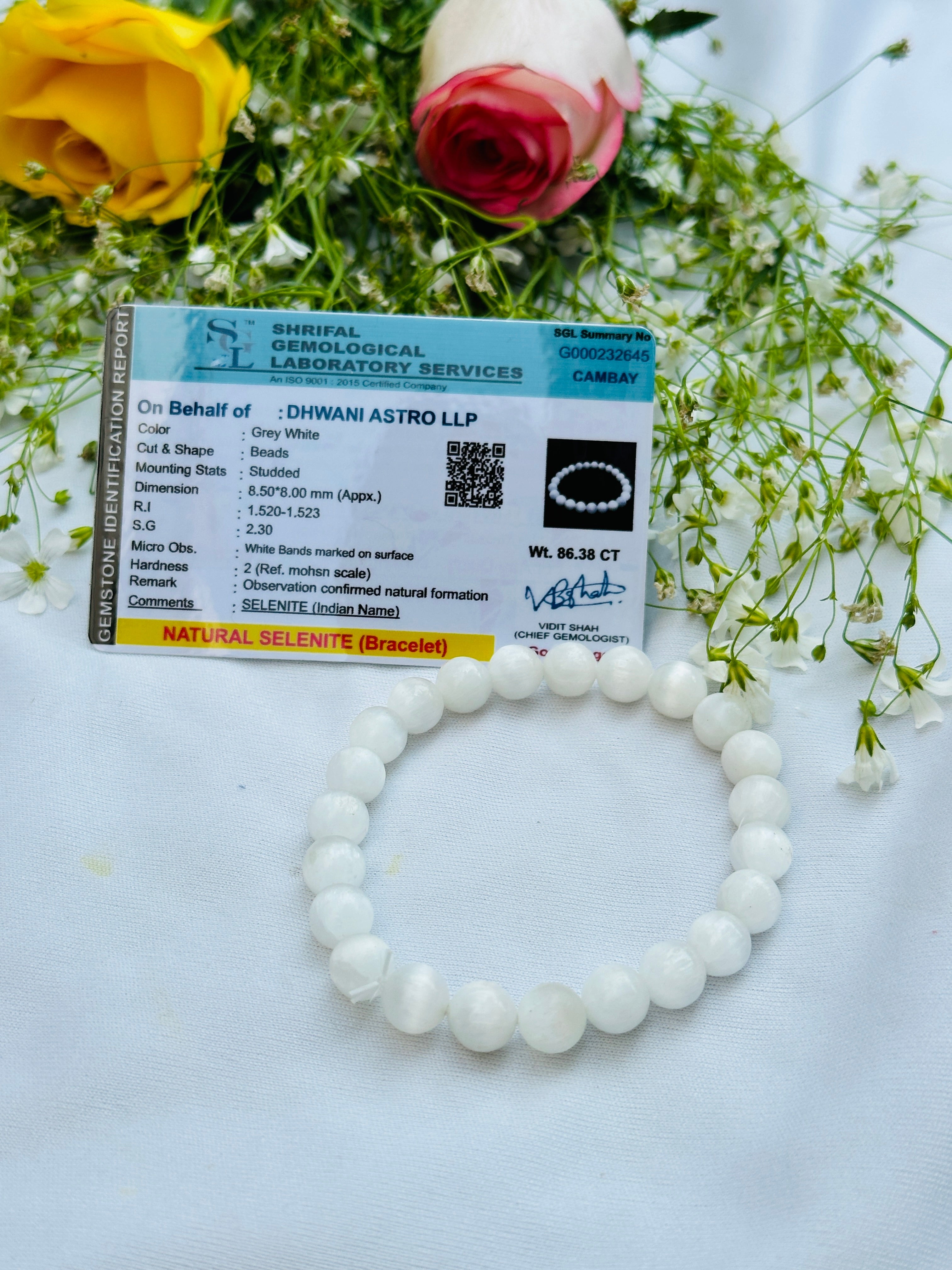 Spiritual Cleansing & Purification: Selenite Bracelet