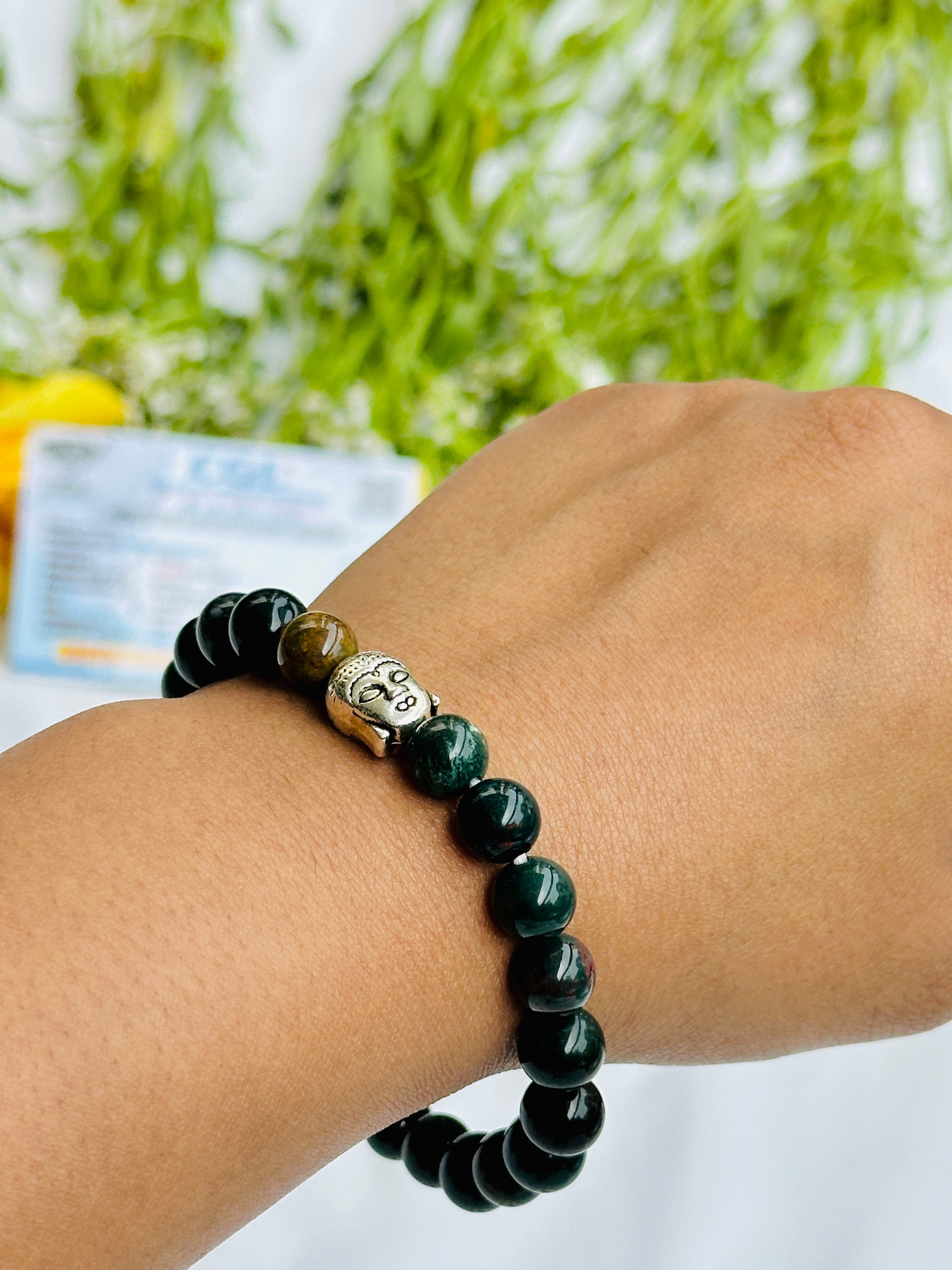 Relief Body Pain (Arthritis Pain) and Improve Immune System: Blood Stone Bracelet