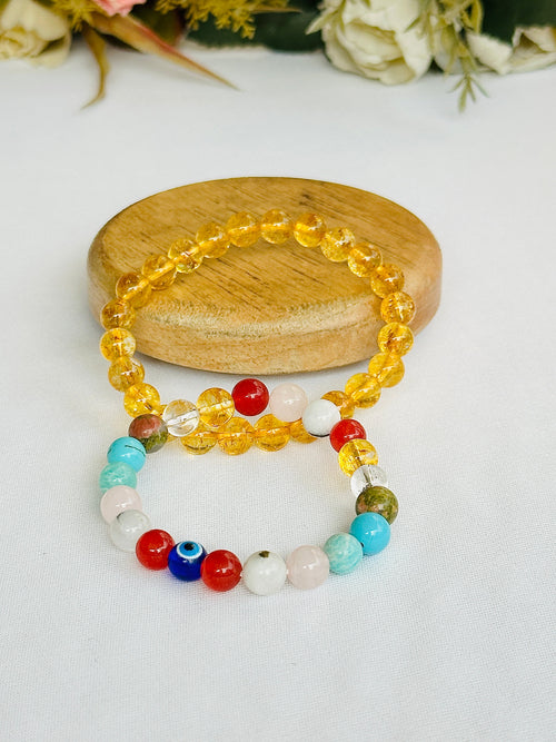 Chunnu Munnu ki Kilakri: Powerful Conceive - Protection (Pregnancy) & Yellow Citrine Bracelet