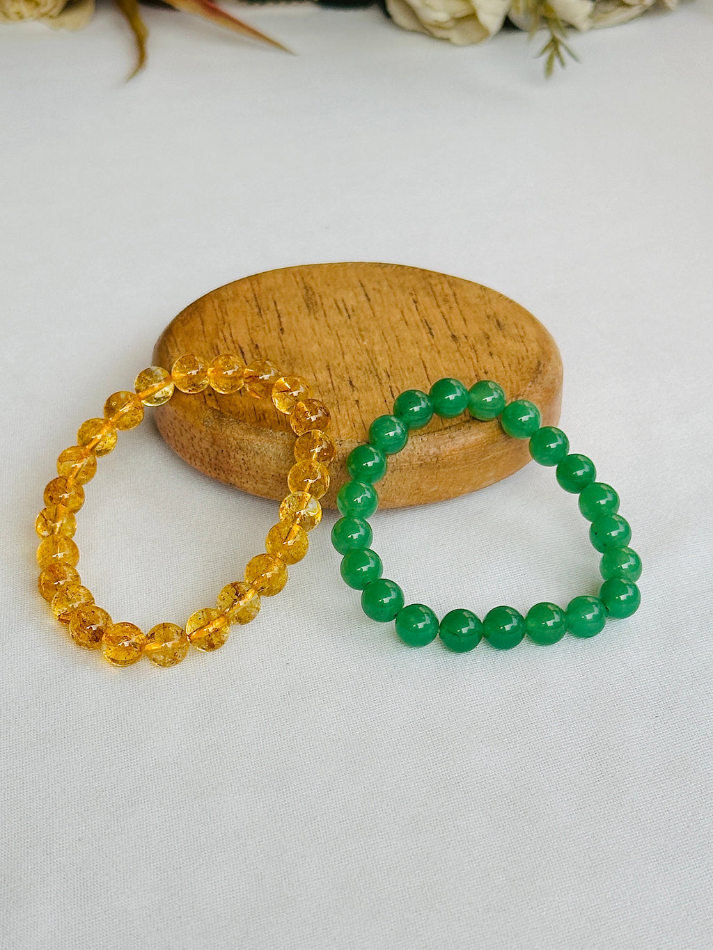 Paisa hi Paisa: Green Aventurine & Yellow Citrine Bracelet