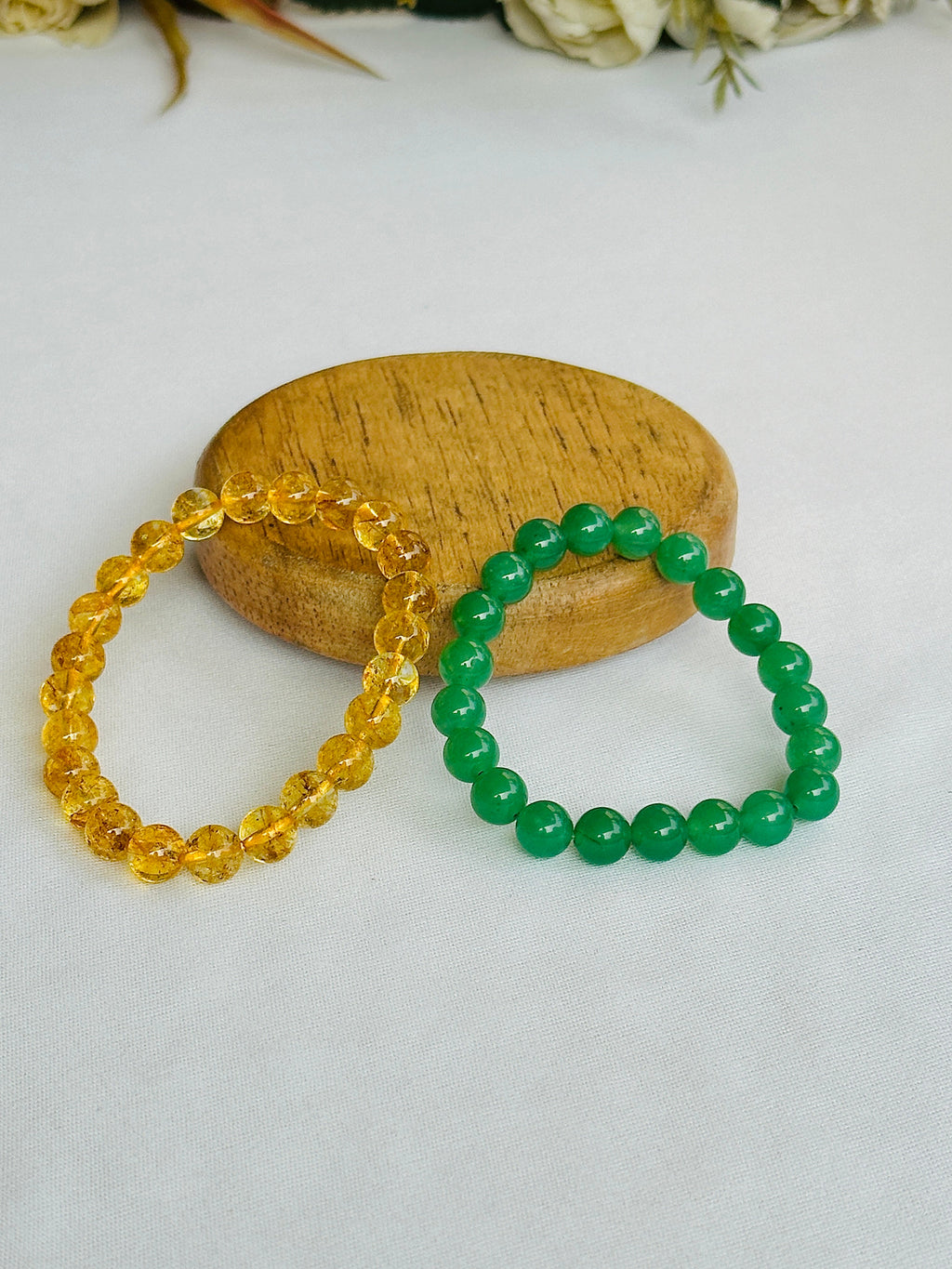 Paisa hi Paisa: Green Aventurine & Yellow Citrine Bracelet