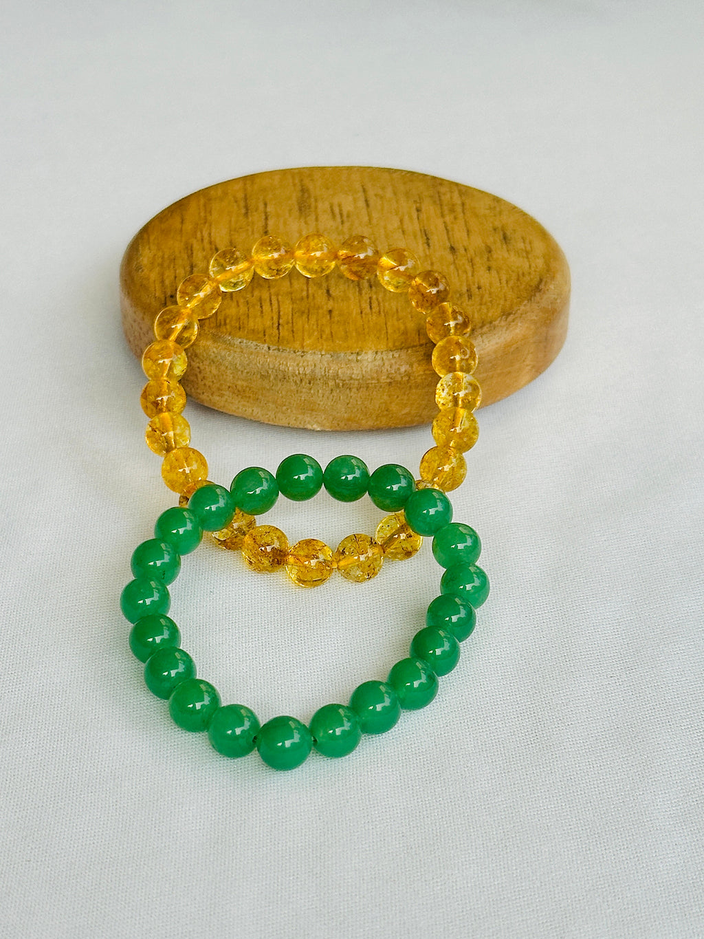 Paisa hi Paisa: Green Aventurine & Yellow Citrine Bracelet
