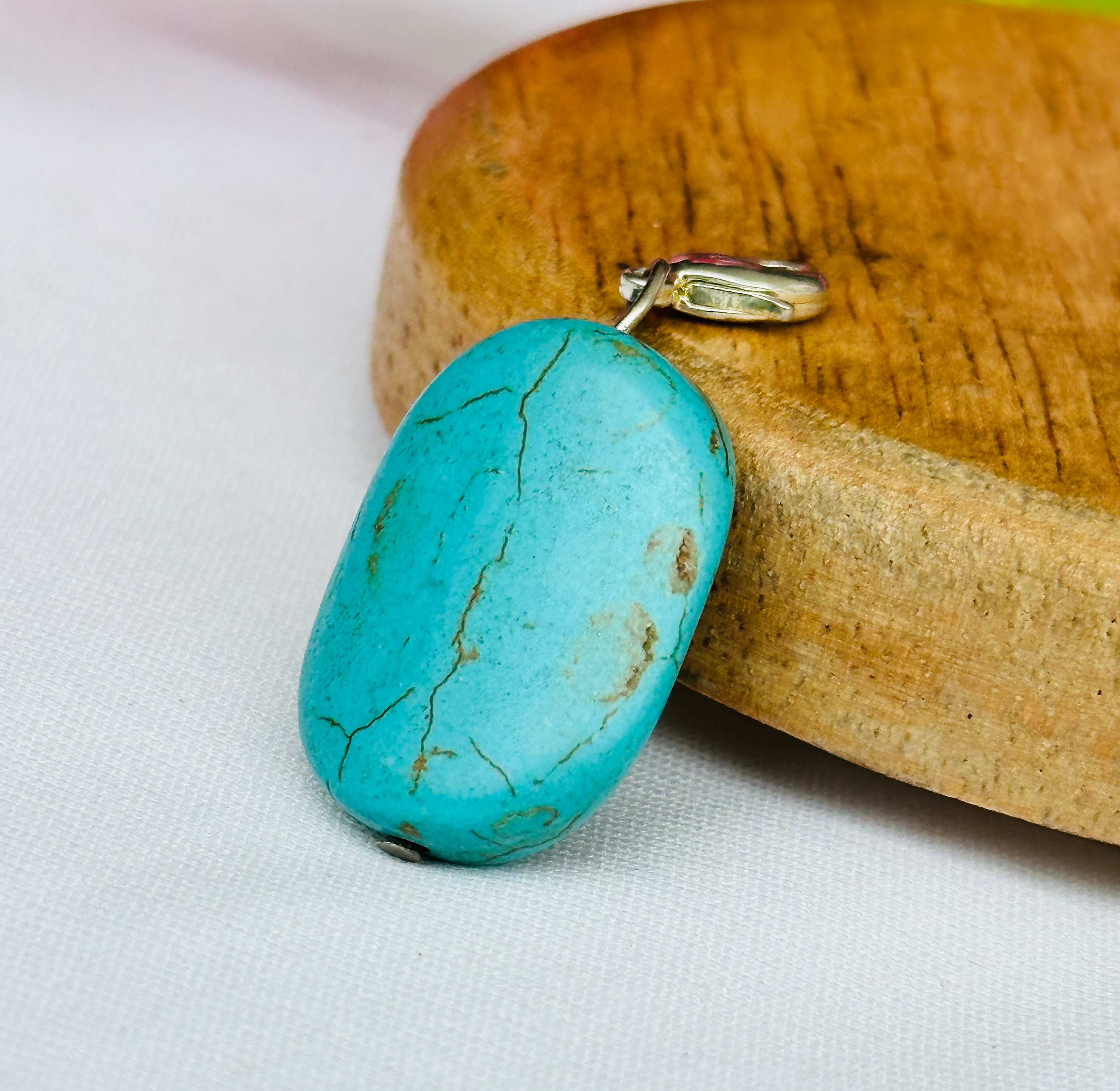 Natural Firoza Pendant