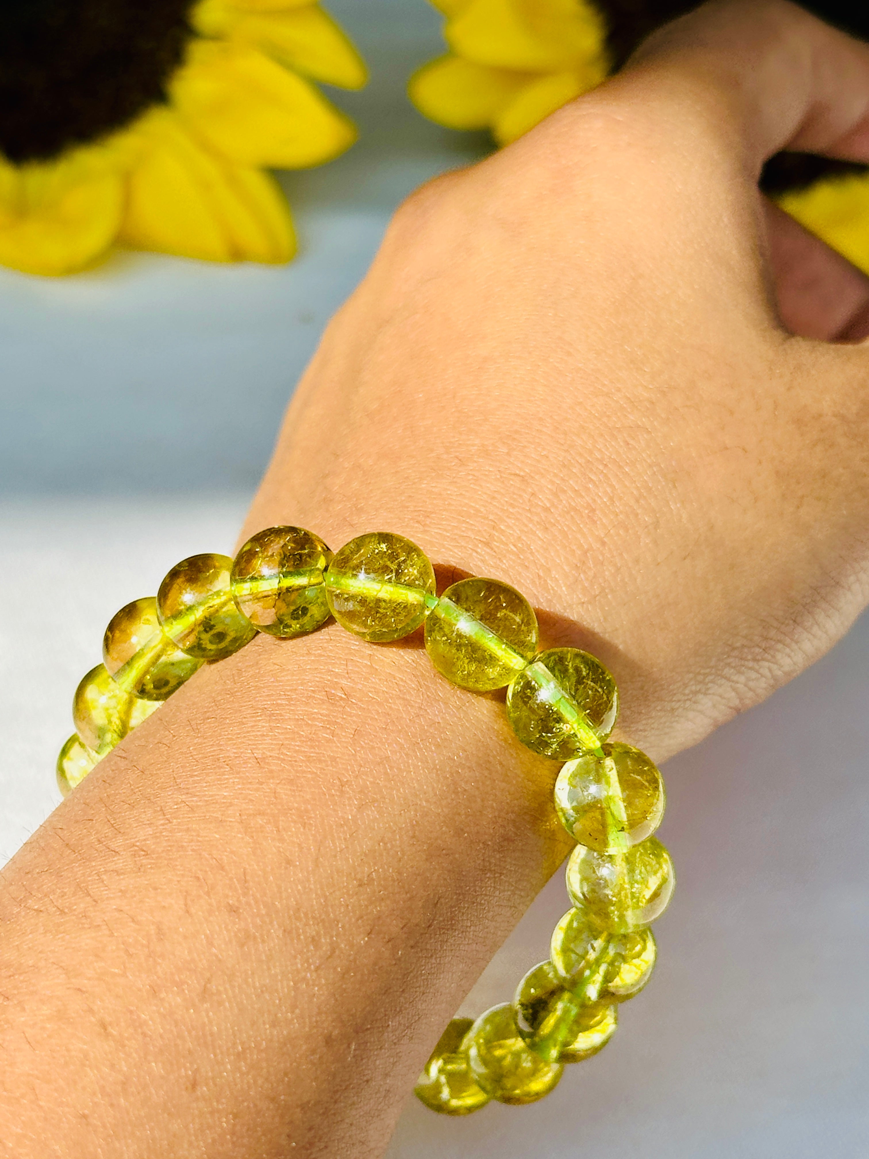 Stress Relieve and Removes Tension: Peridot Bracelet