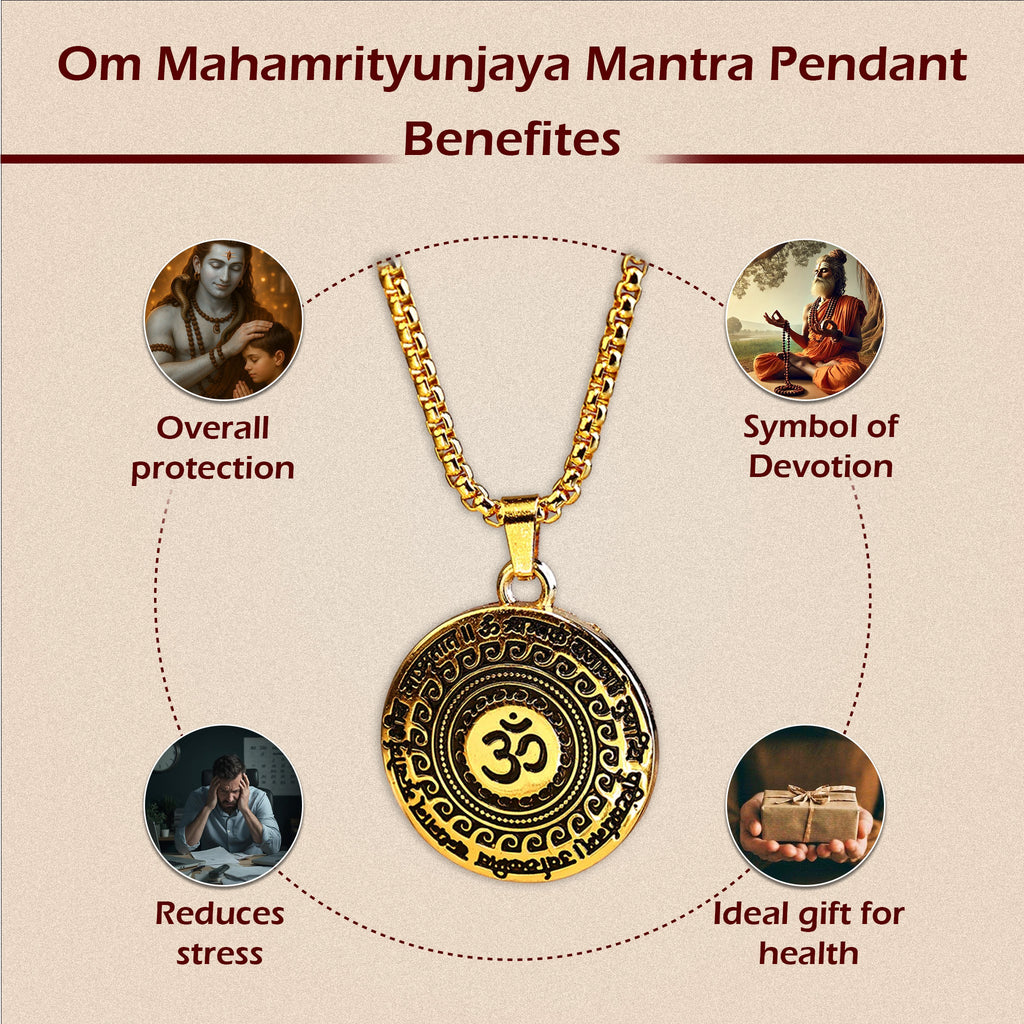 Om Mahamrityunjaya Mantra Pendant