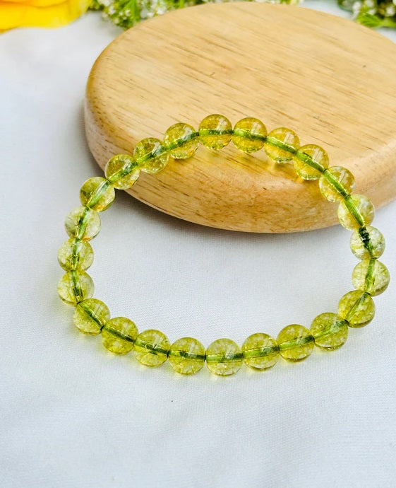 Stress Relieve and Removes Tension: Peridot Bracelet