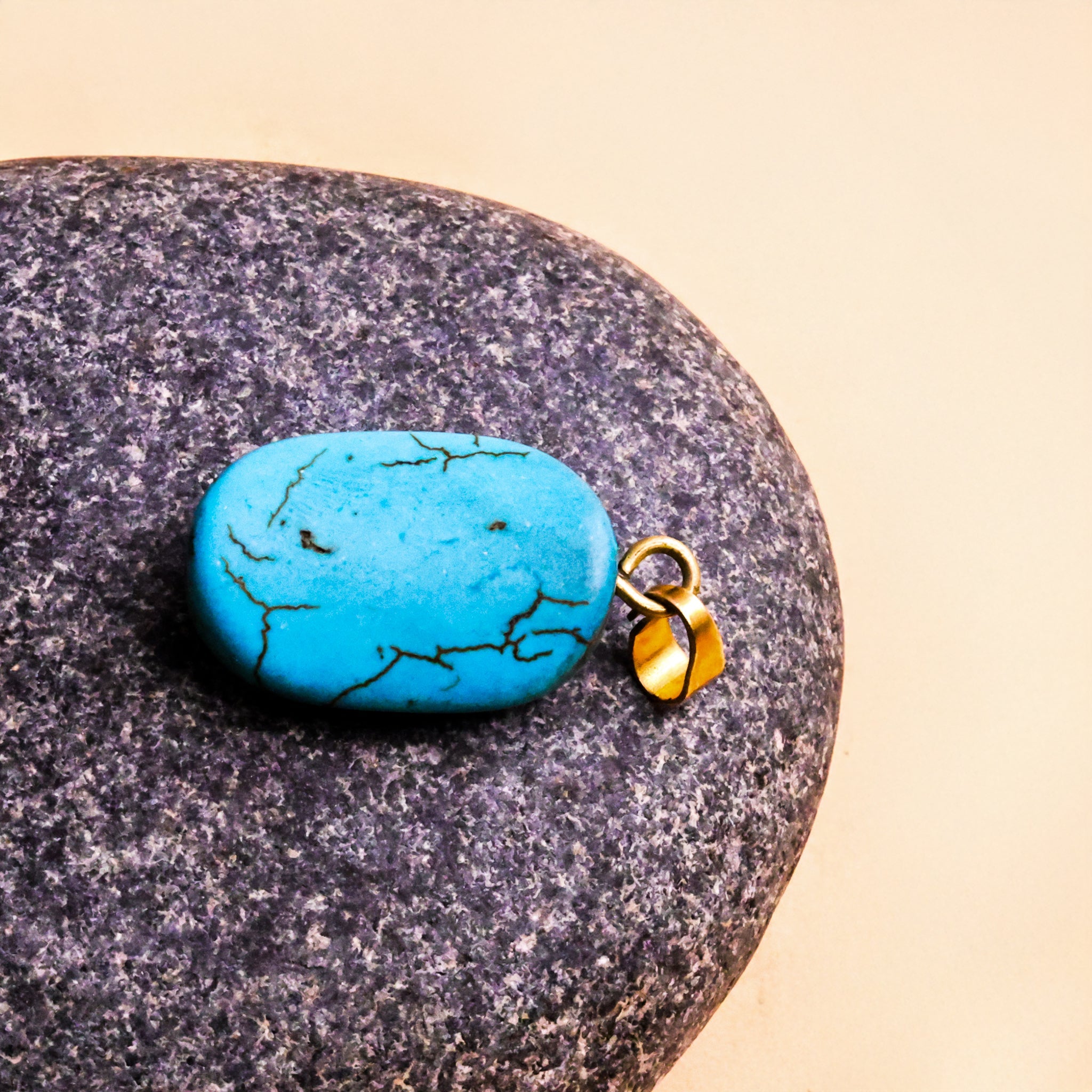 Natural Firoza Pendant