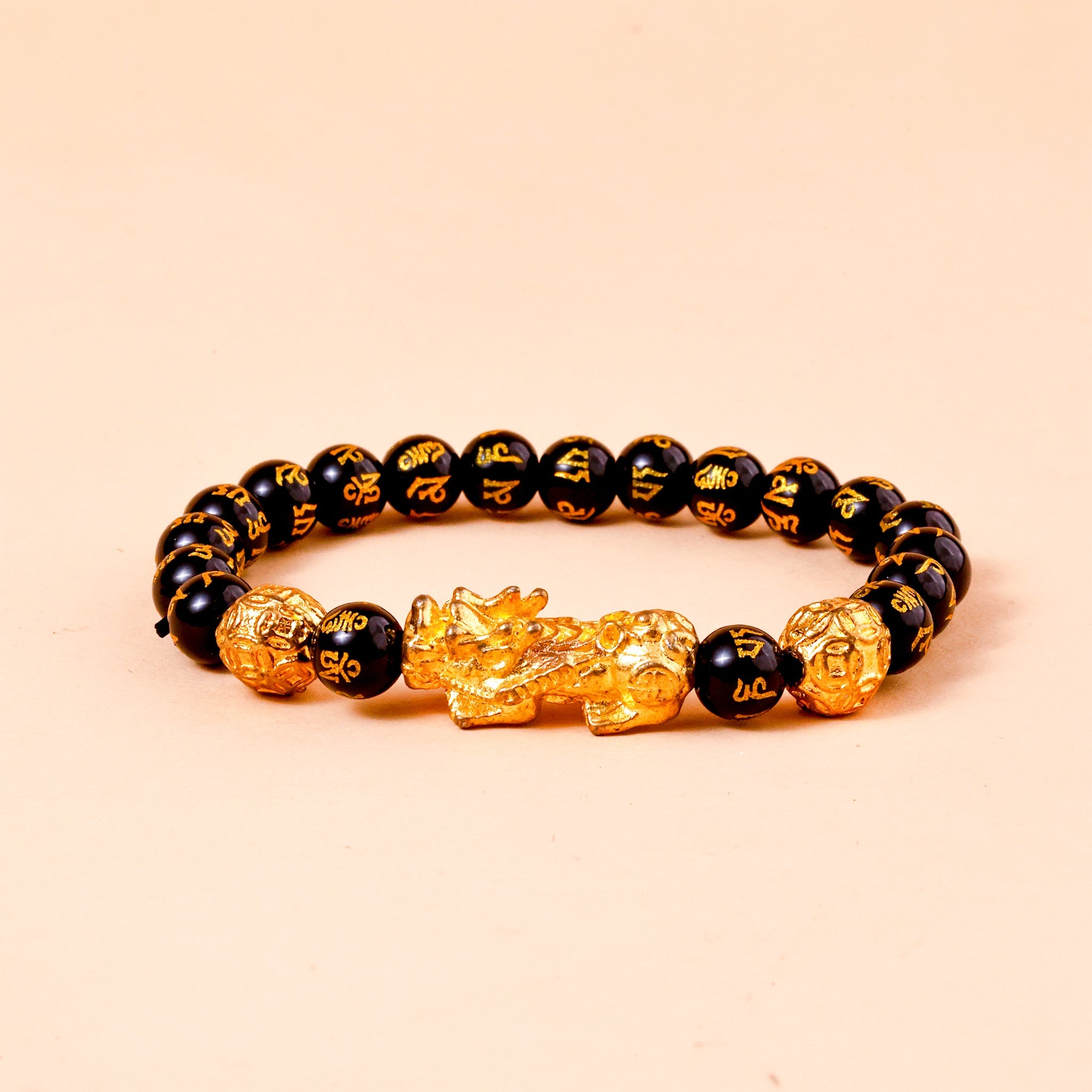 Finance & Wealth Enhancer: Feng shui Black Obsidian with Pixu Bracelet