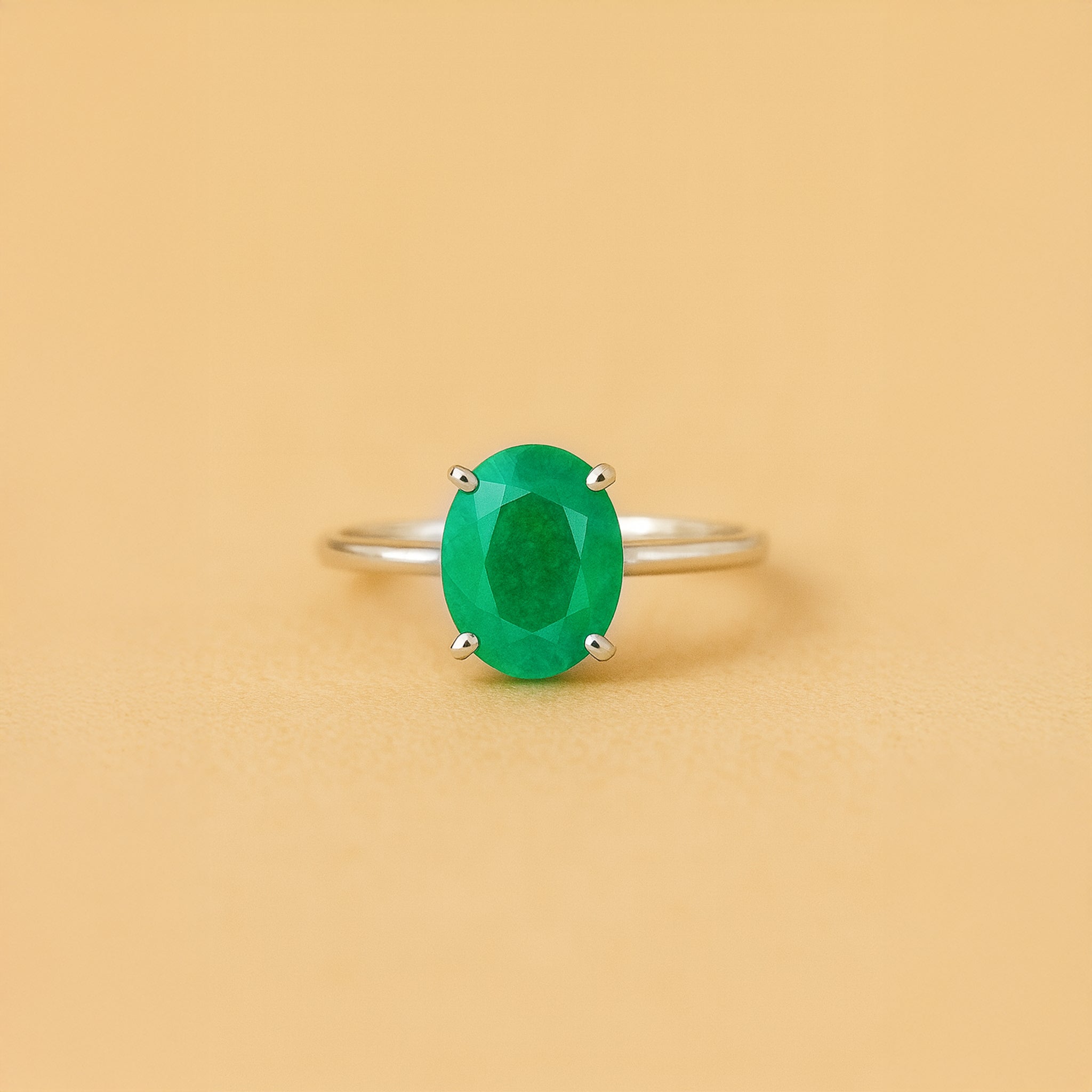 Promotes Wealth Attraction & Money Growth: Green Aventurine Ring