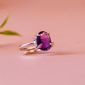 Attract Luck, Enhance Intuition, Improve Health & Skin: Amethyst Ring