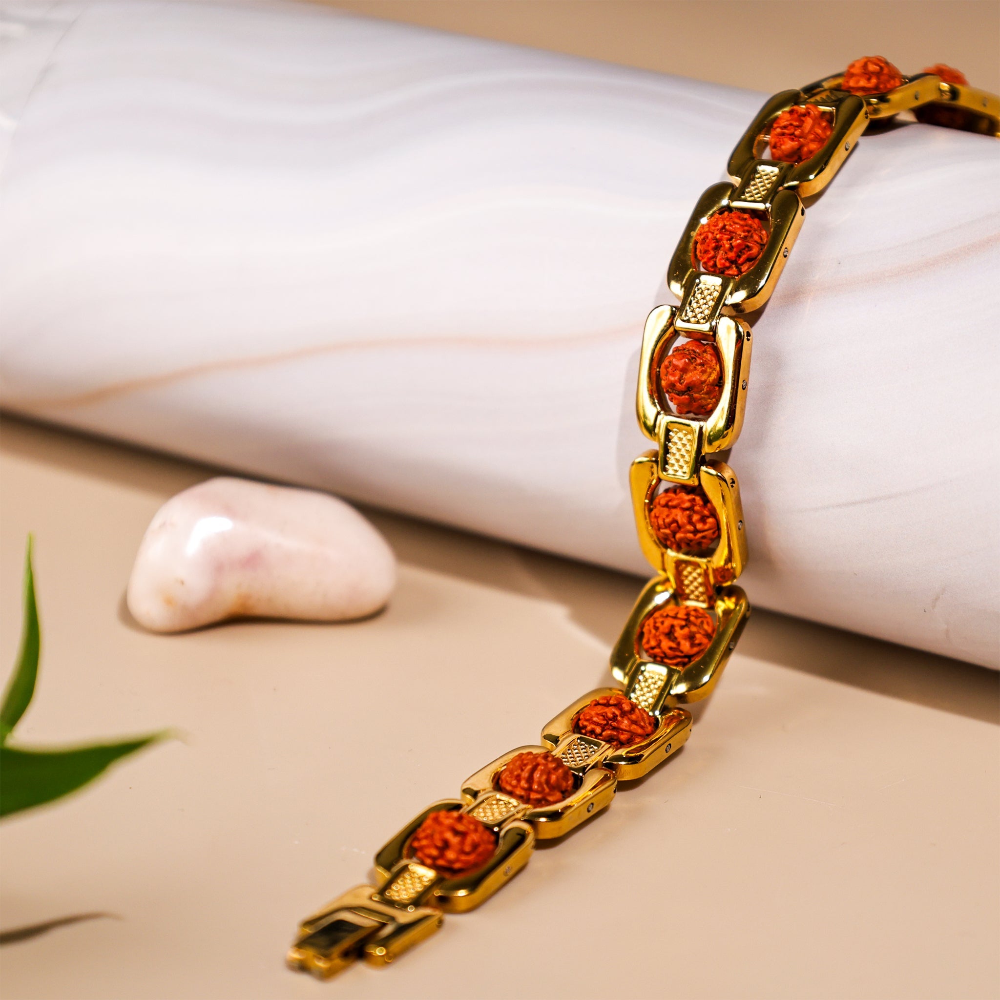 Rudraksha Bracelet (IGP Gold Plating)