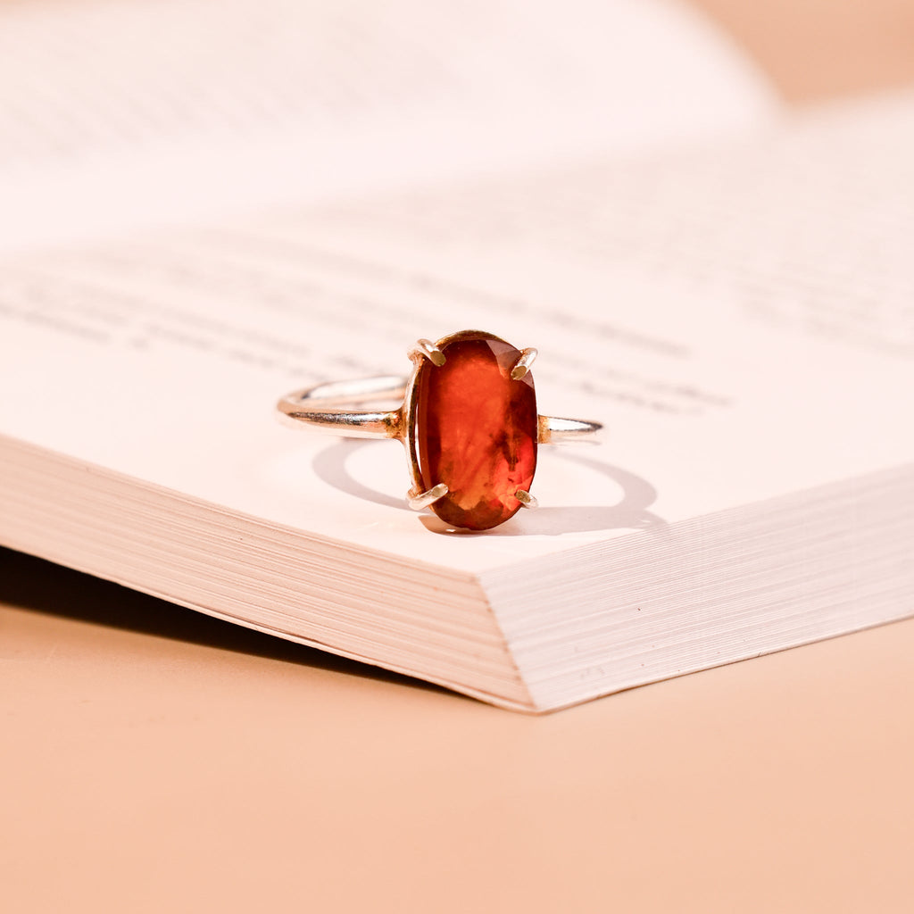 Rahu Hessonite Ring