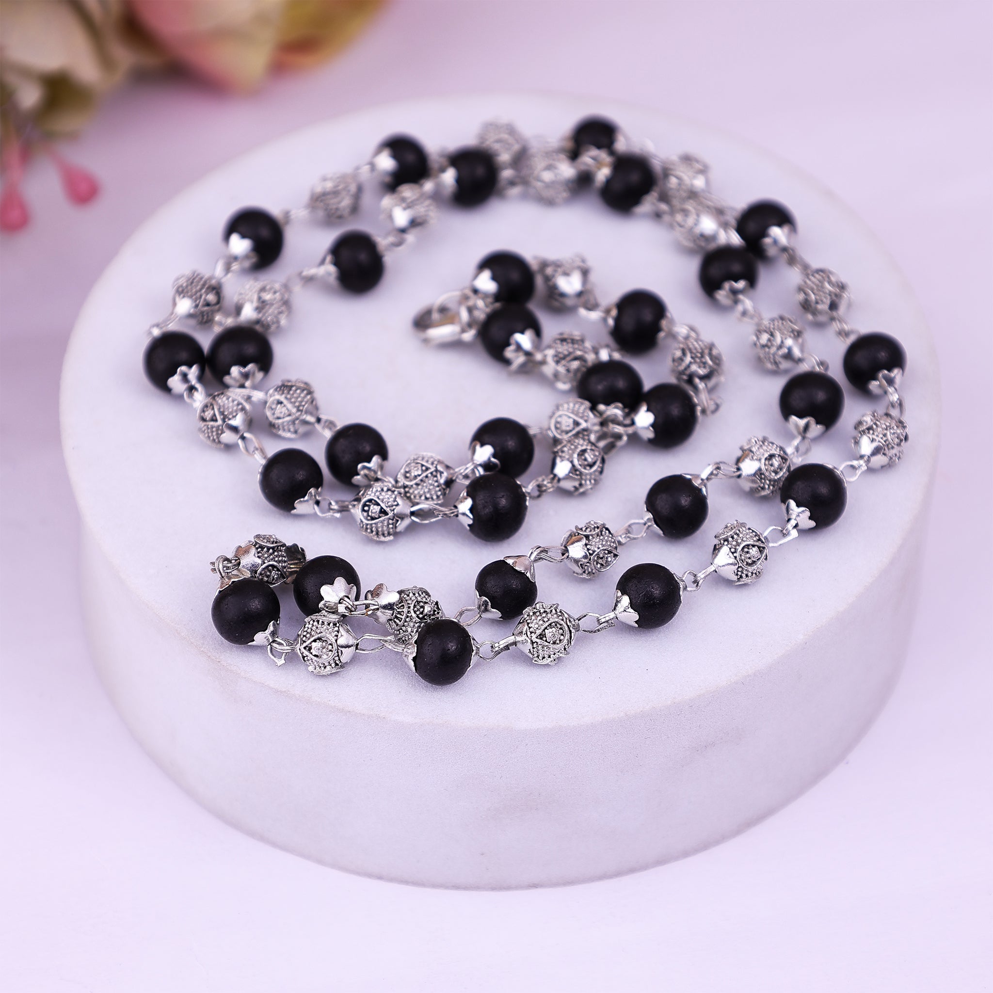 Karungali Beads Malai Mala