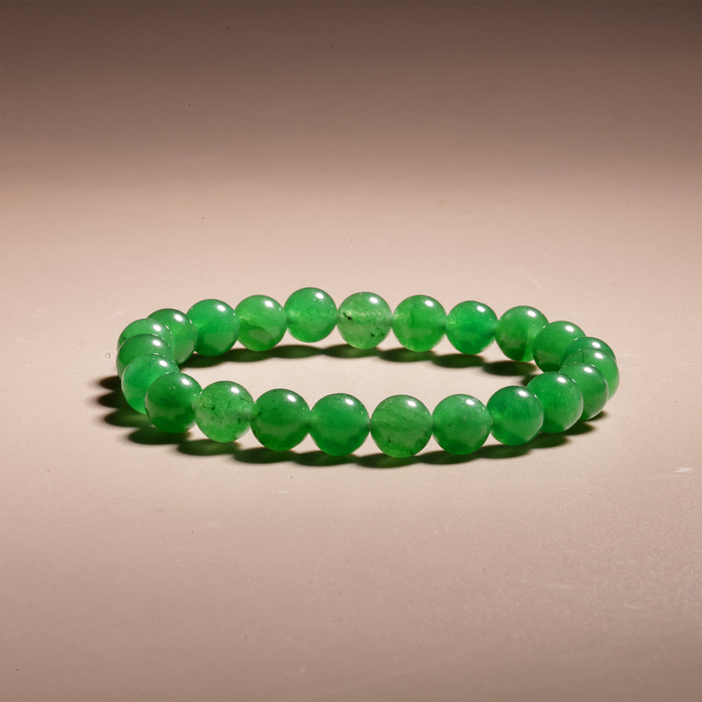 Promotes Wealth Attraction & Money Growth: Green Aventurine Bracelet