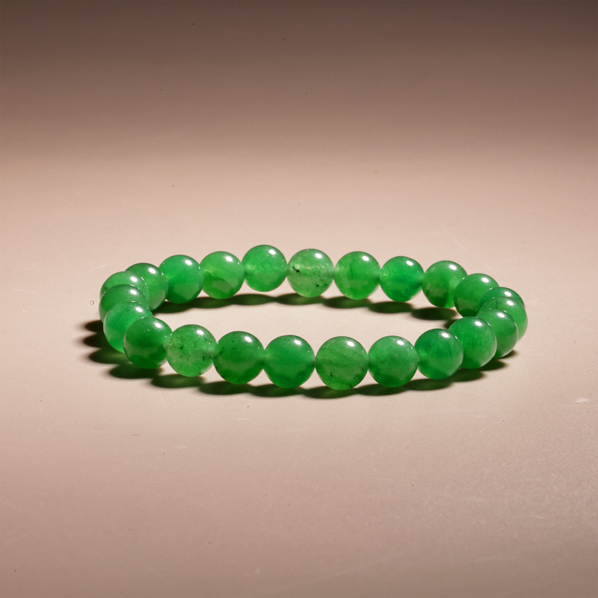 Promotes Wealth Attraction & Money Growth: Green Aventurine Bracelet