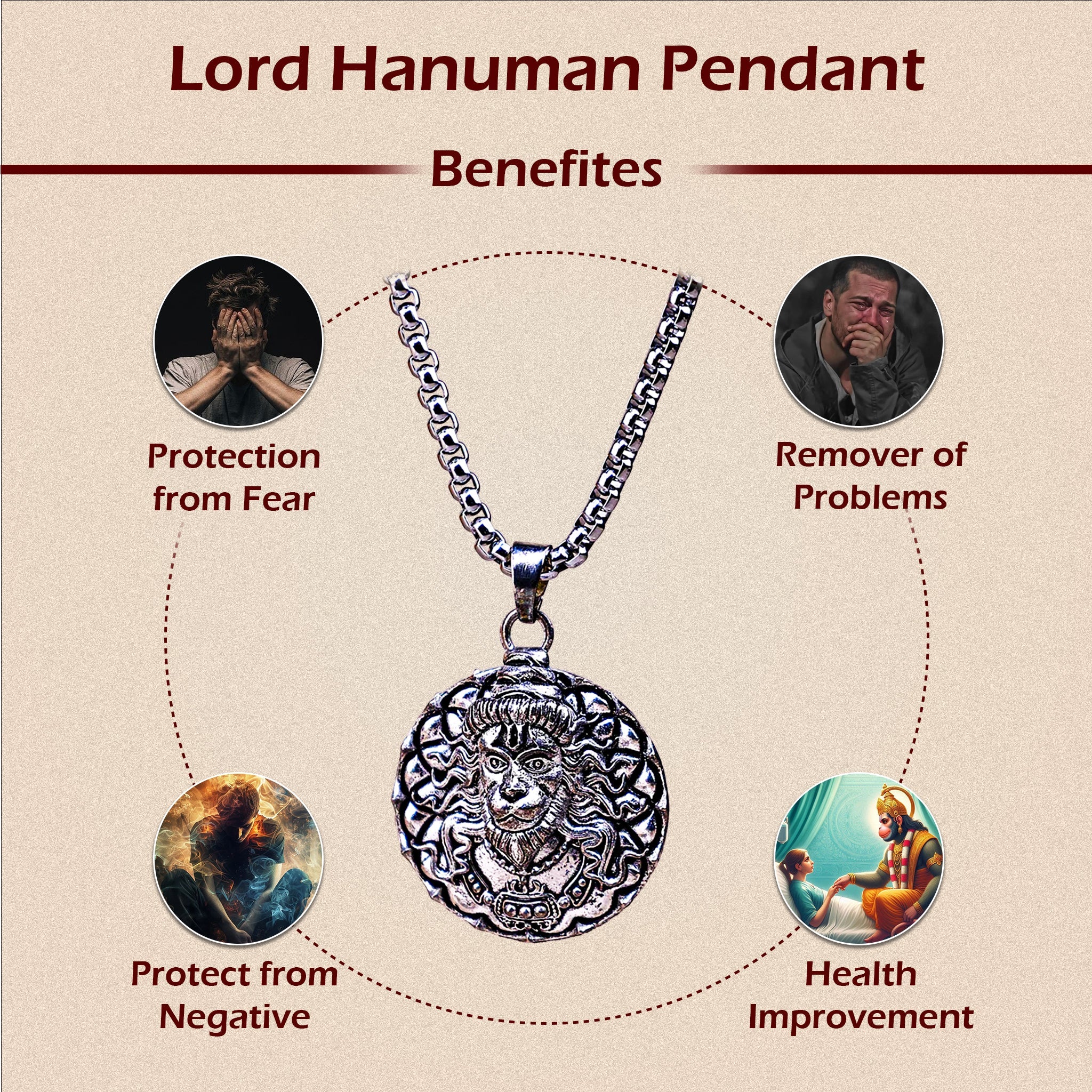 Lord Hanuman Pendant