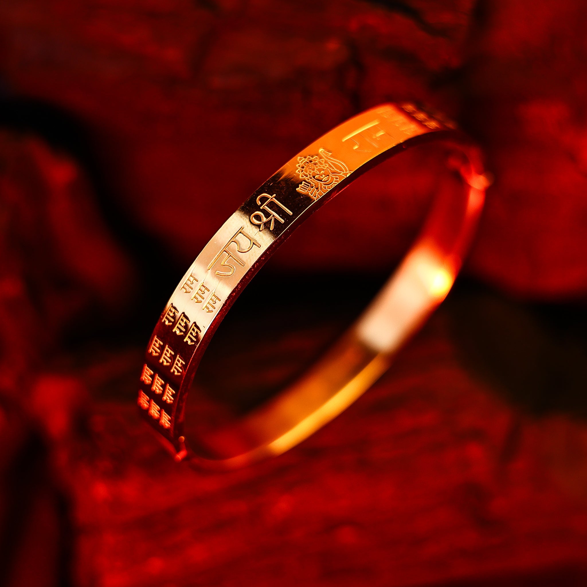 Jai Shree Ram Kada (IGP Gold Plating)